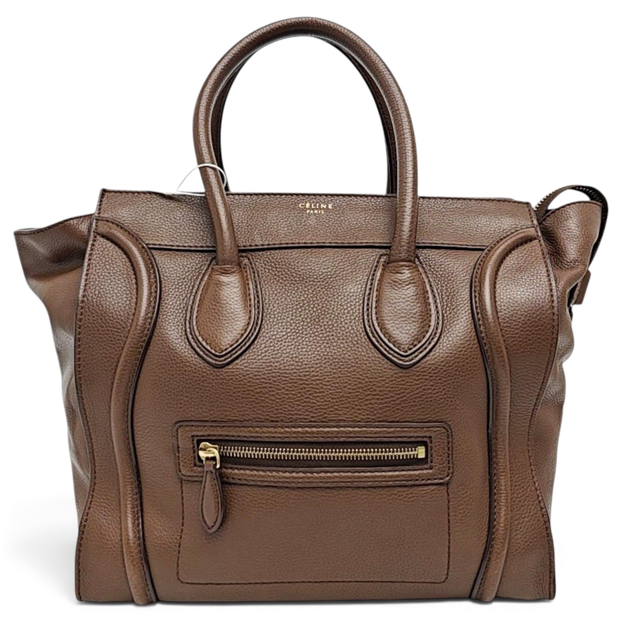Luggage leather handbag