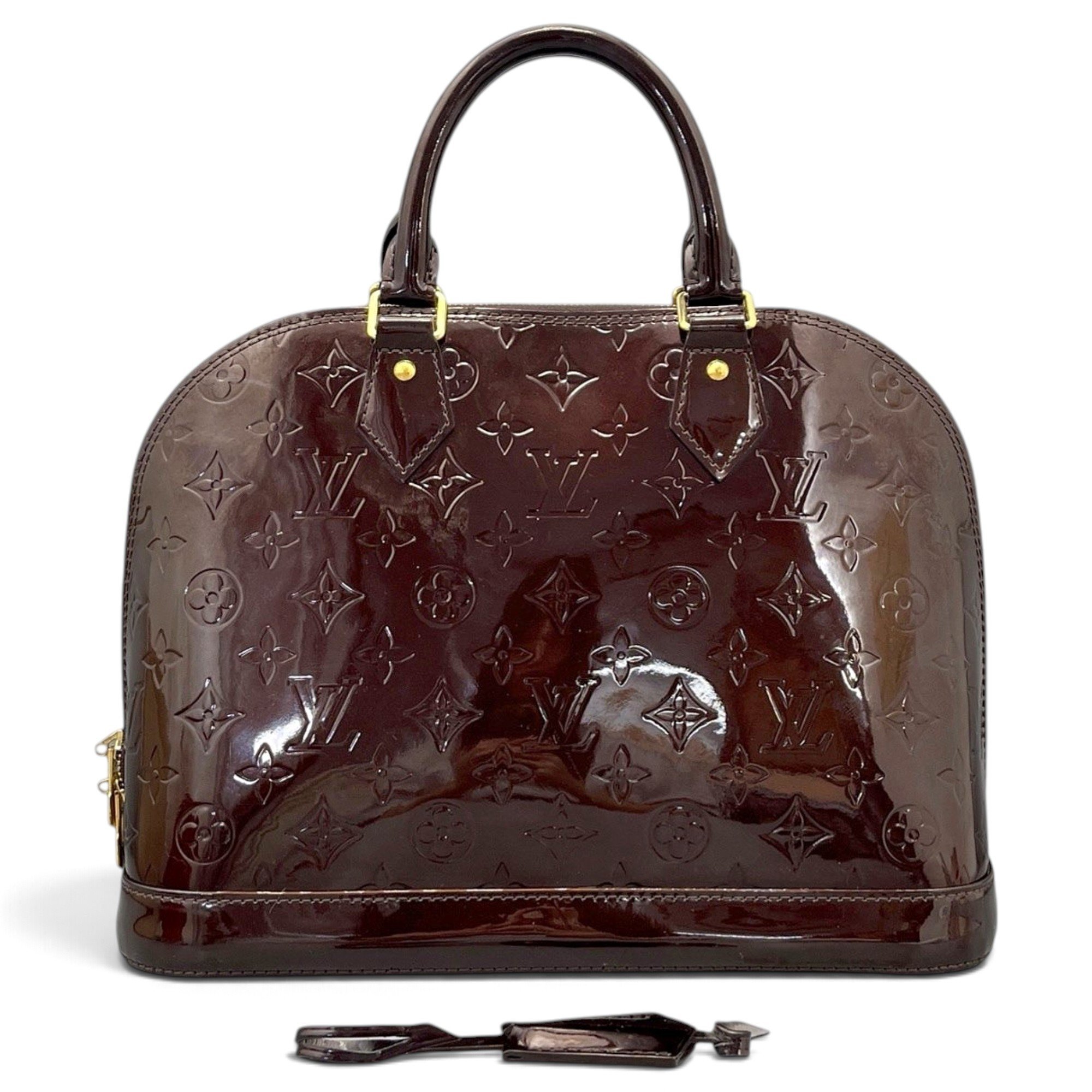 Alma patent leather handbag