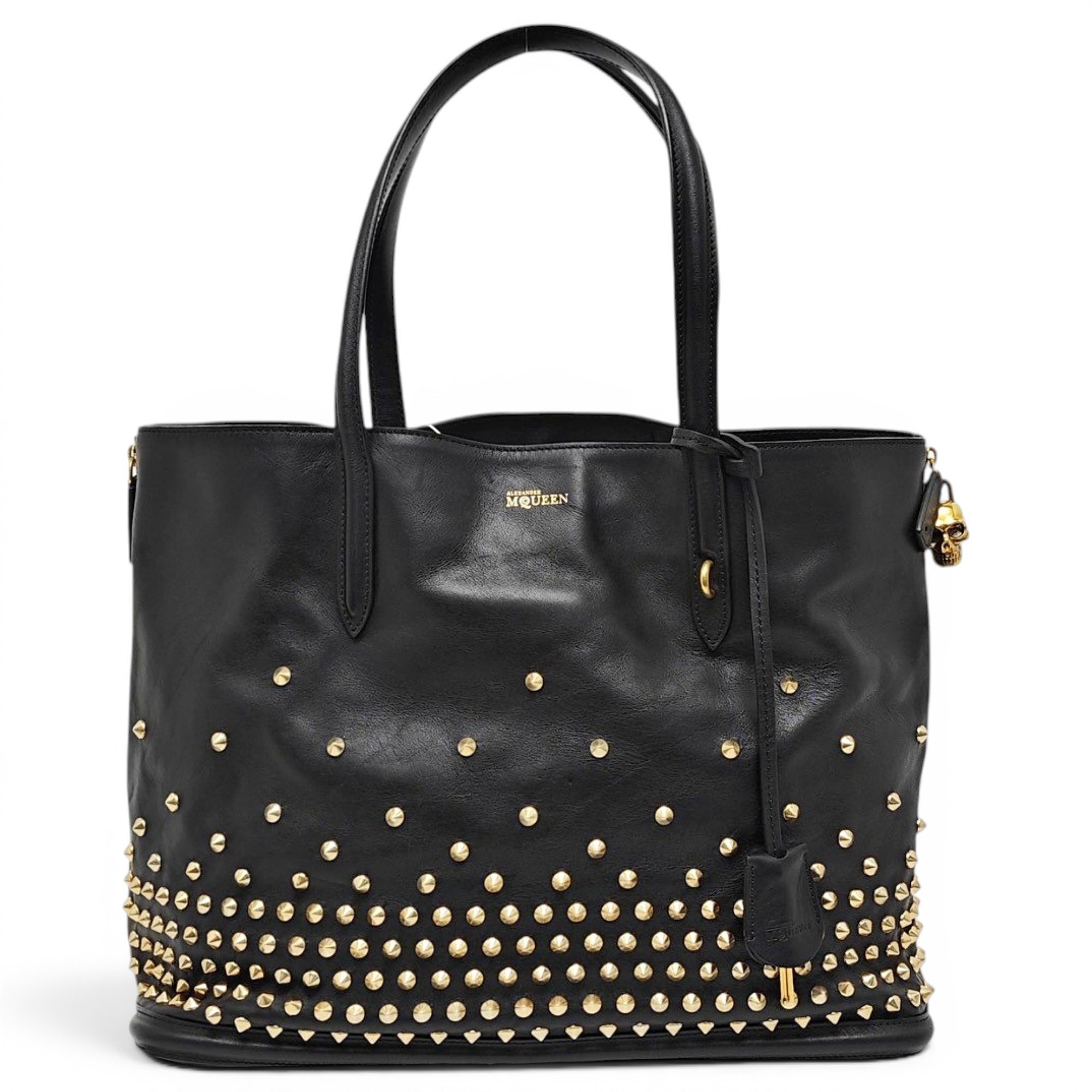 Zippé leather tote
