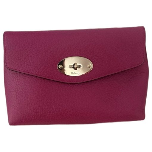 Mulberry Leather clutch bag