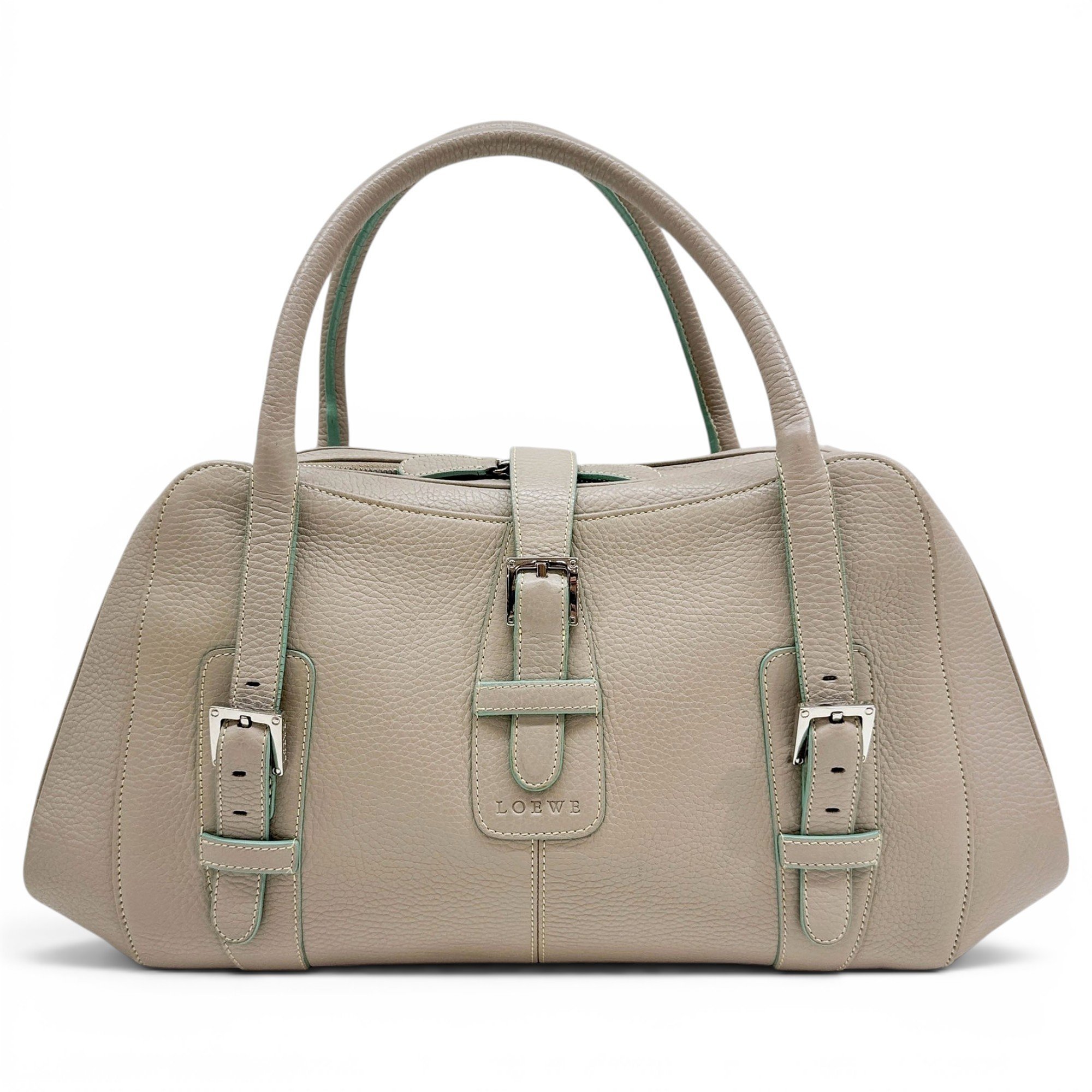 Leather handbag
