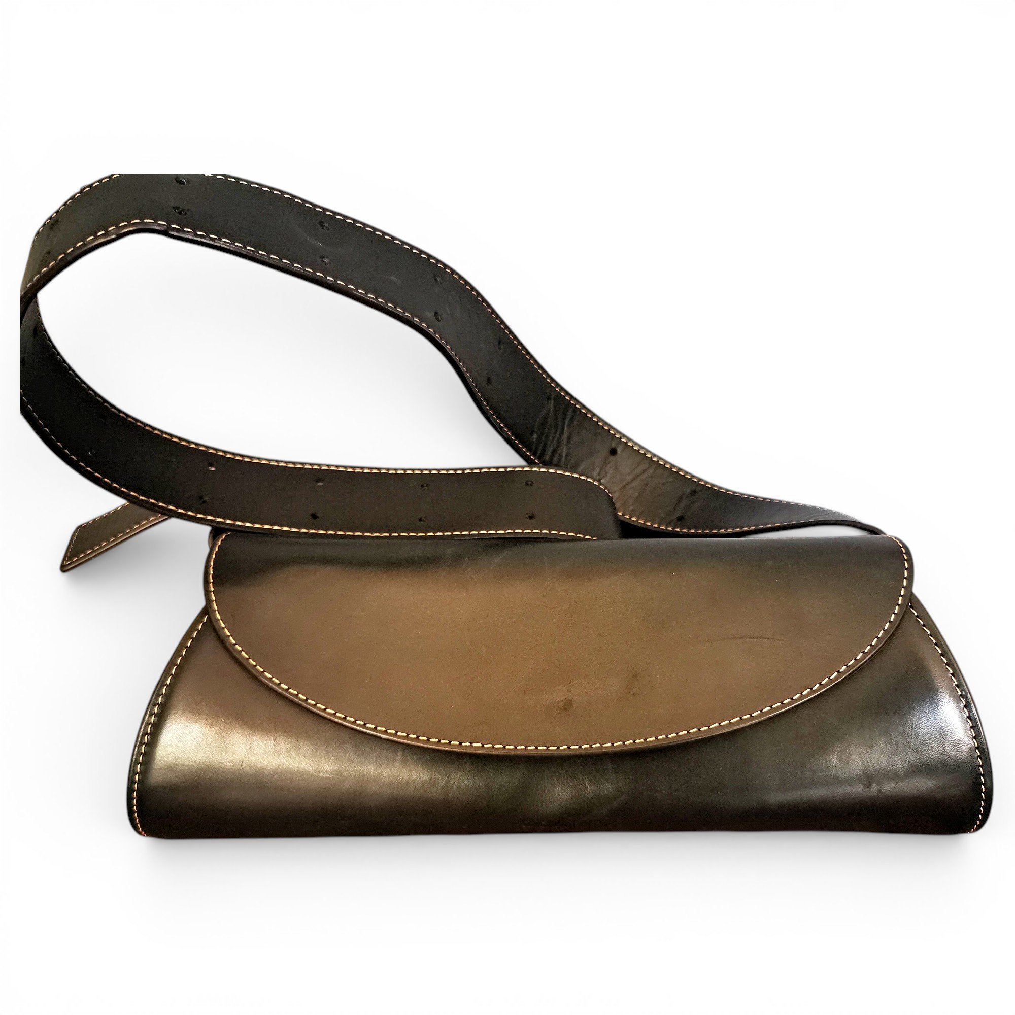 Leather crossbody bag
