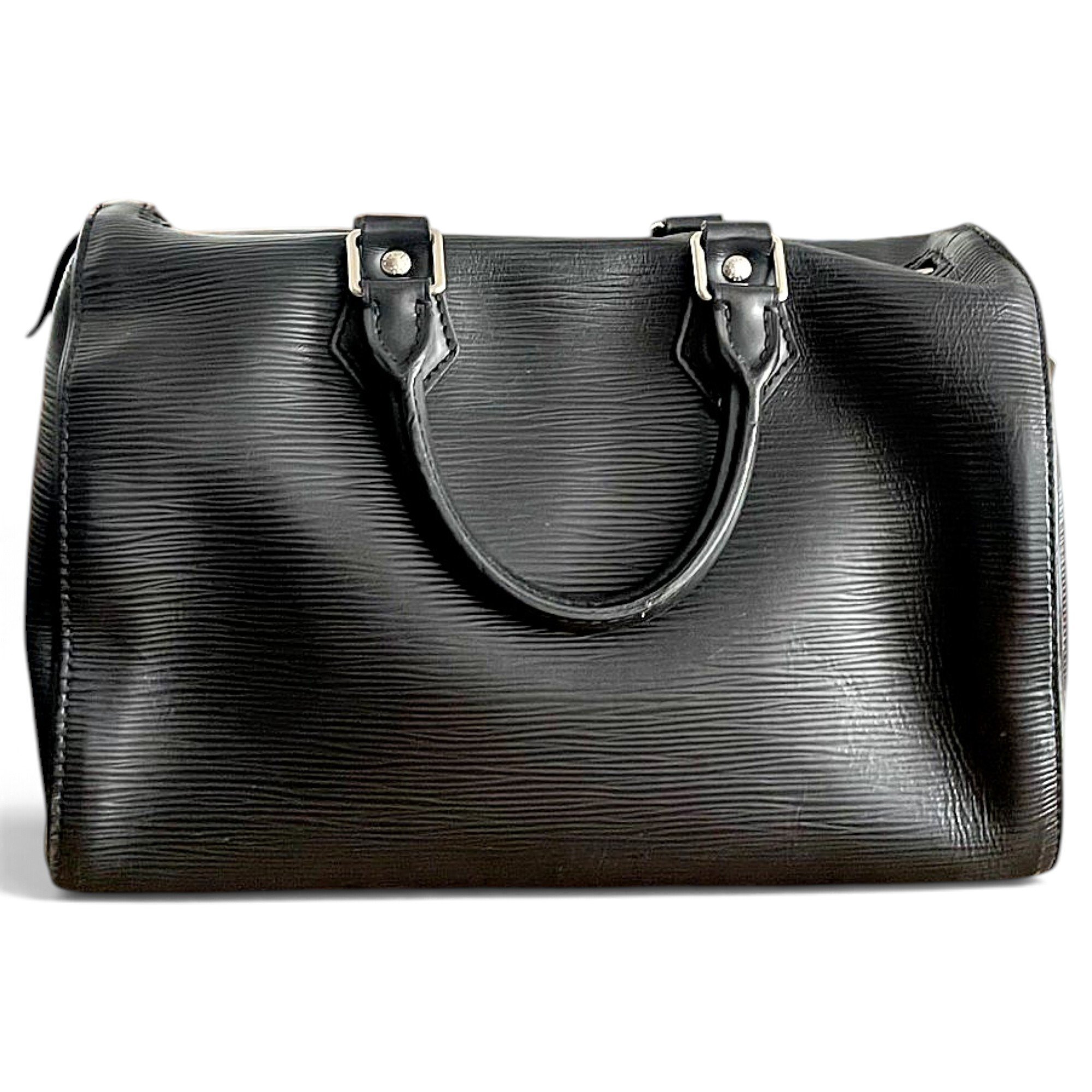 Speedy leather handbag