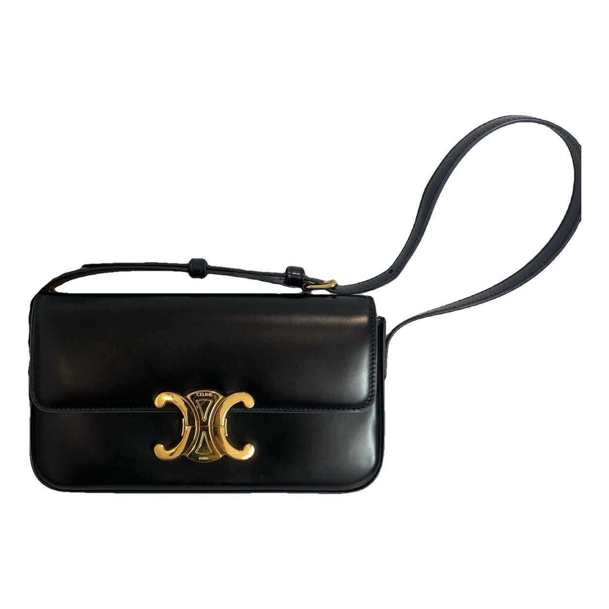 Triomphe Long leather handbag