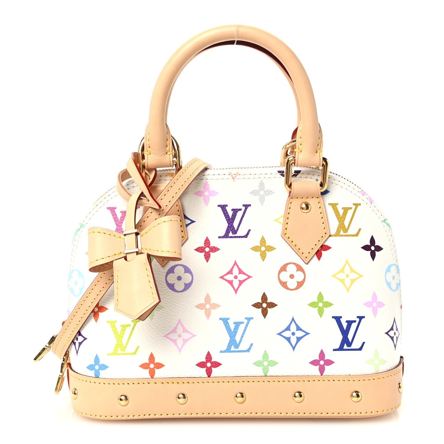Louis Vuitton LV x TM Monogram Multicolor Alma BB White