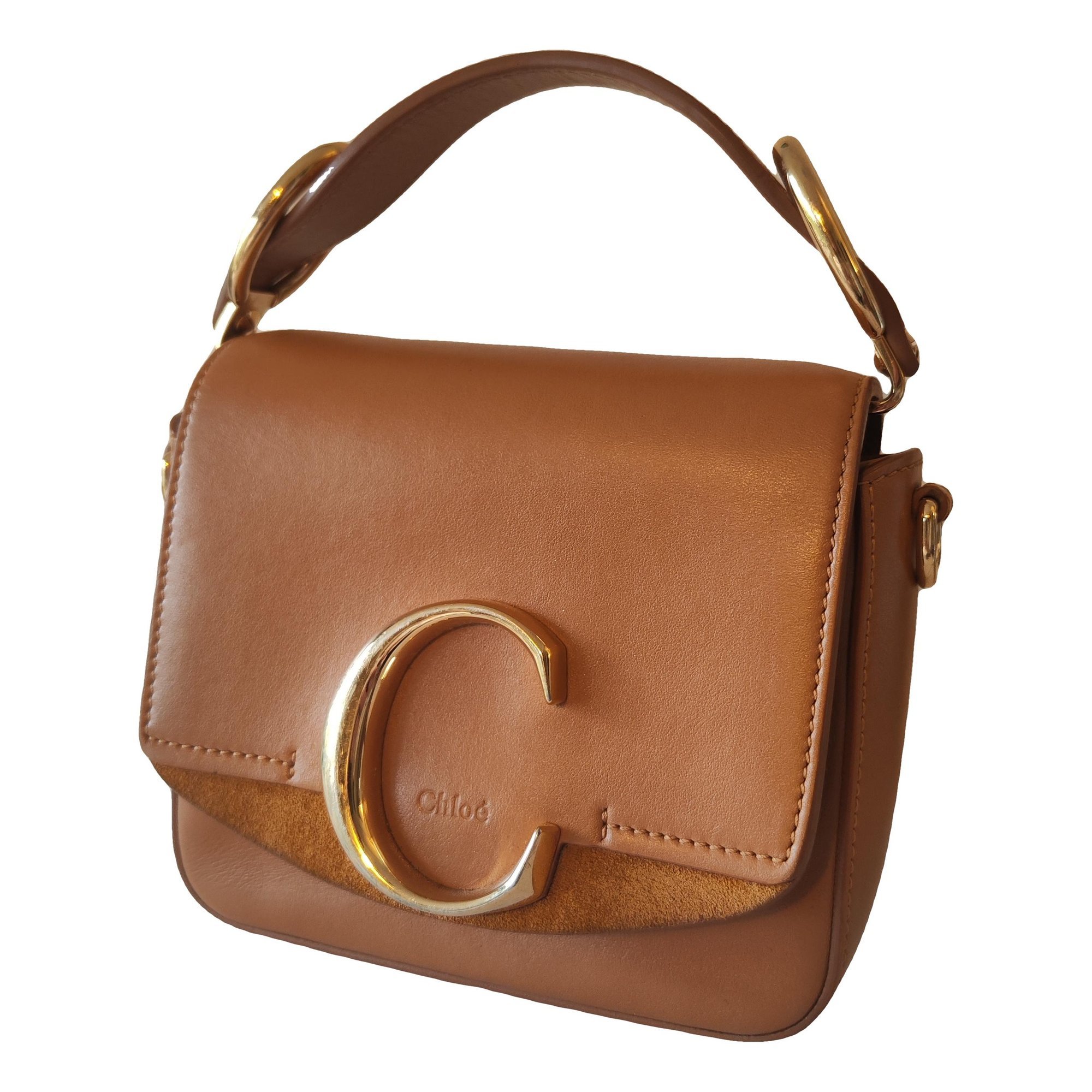 C leather handbag