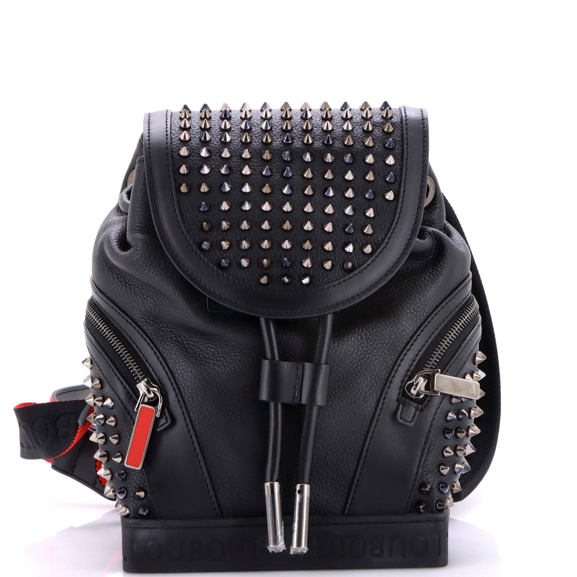 Christian Louboutin Explorafunk Backpack Spiked Leather Small