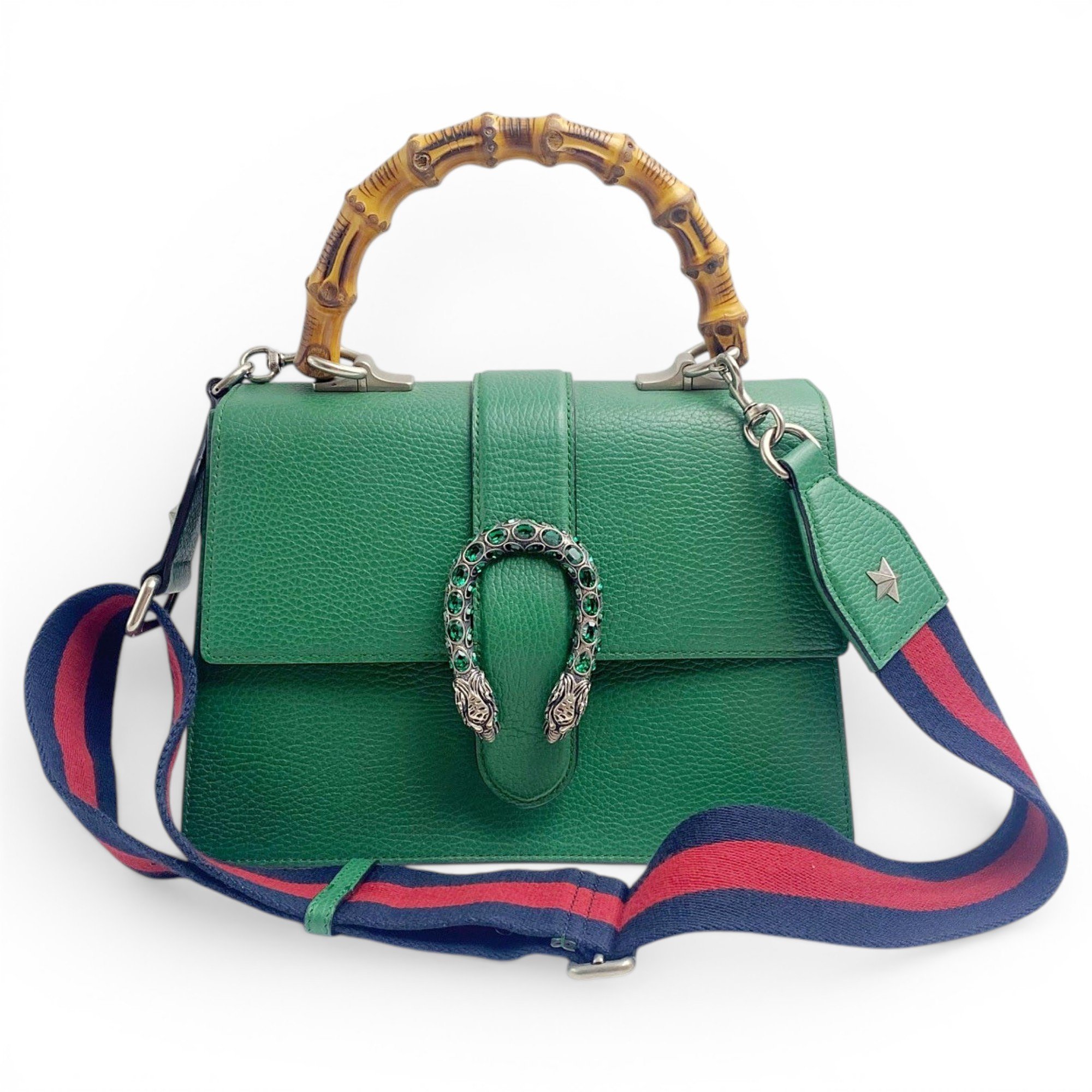 Dionysus Bamboo leather handbag