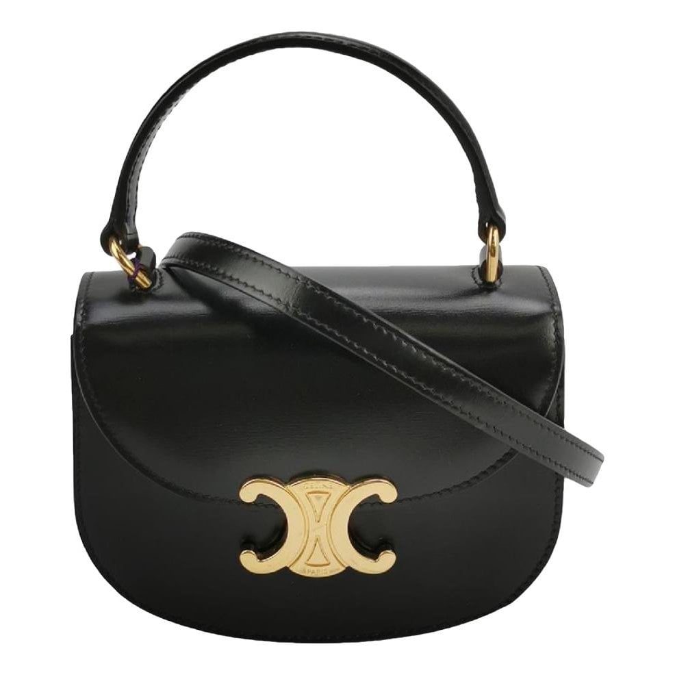 Triomphe leather handbag