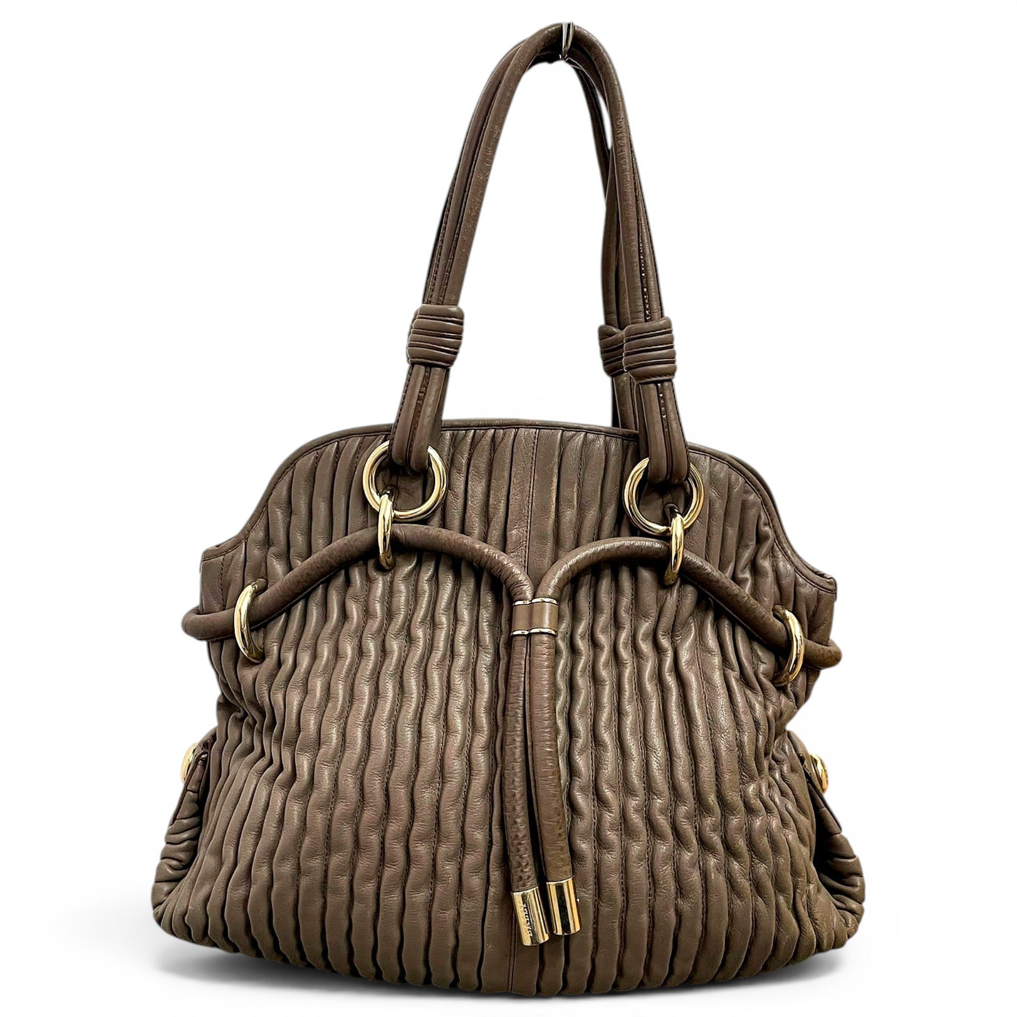 Leather handbag