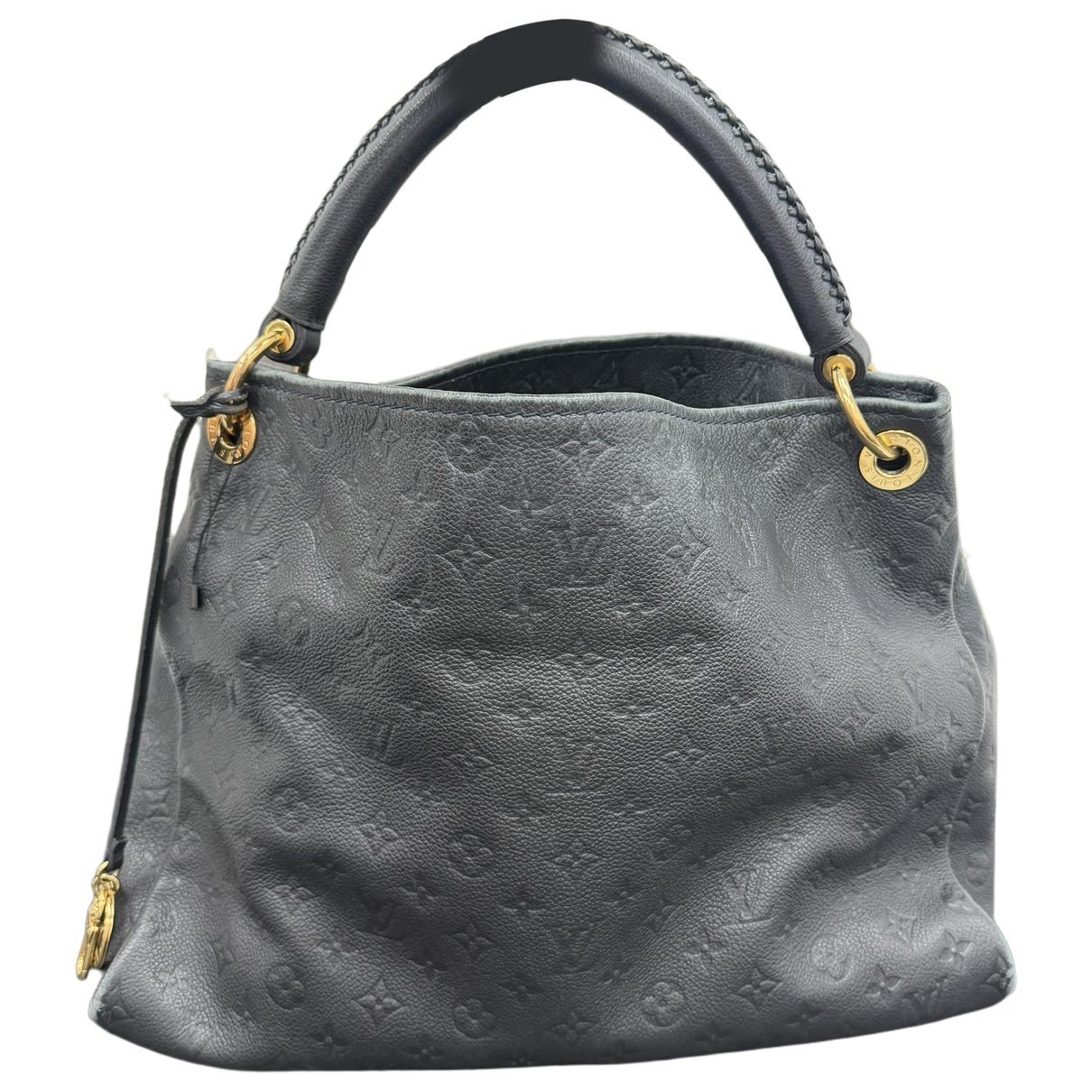 Artsy leather handbag