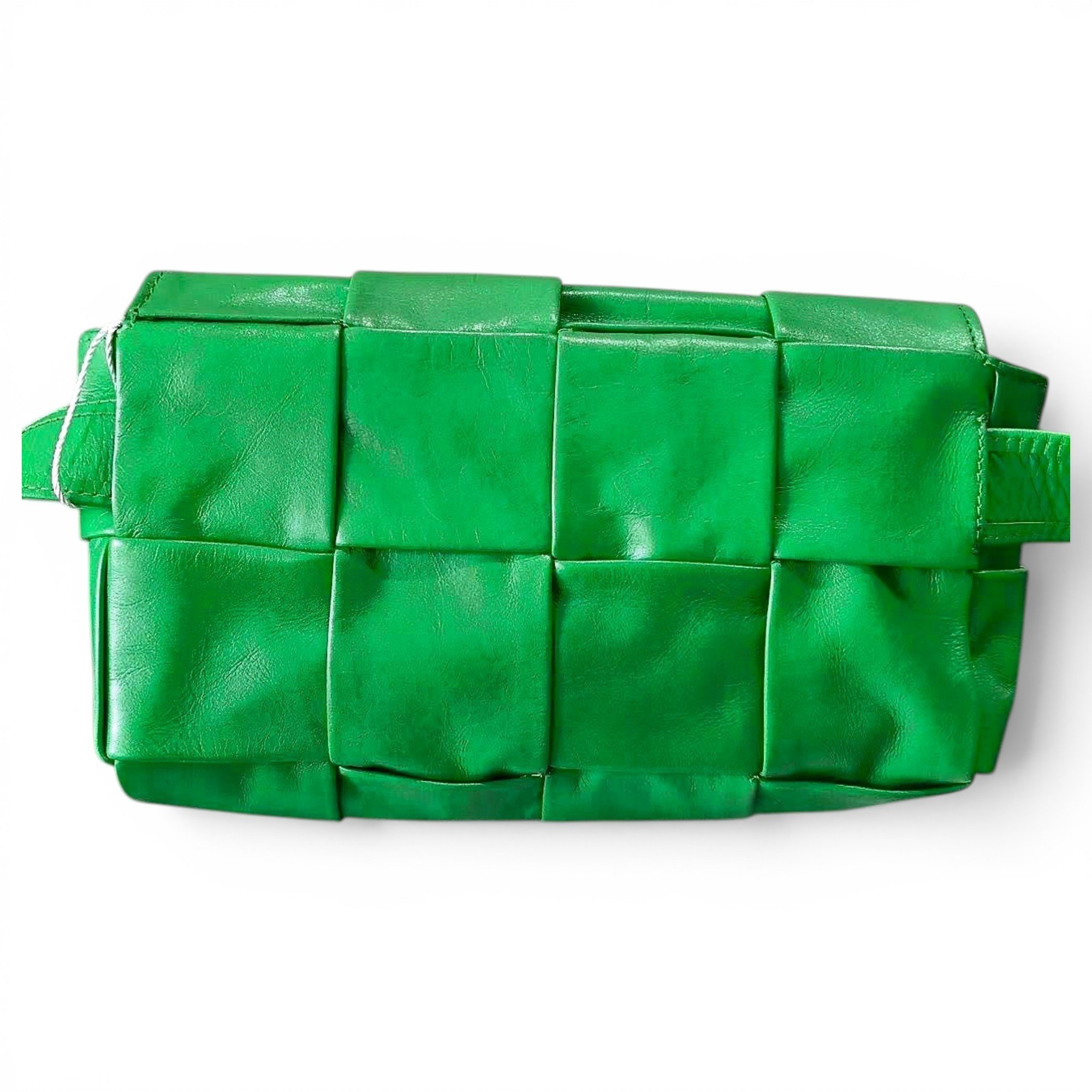 Cassette leather handbag