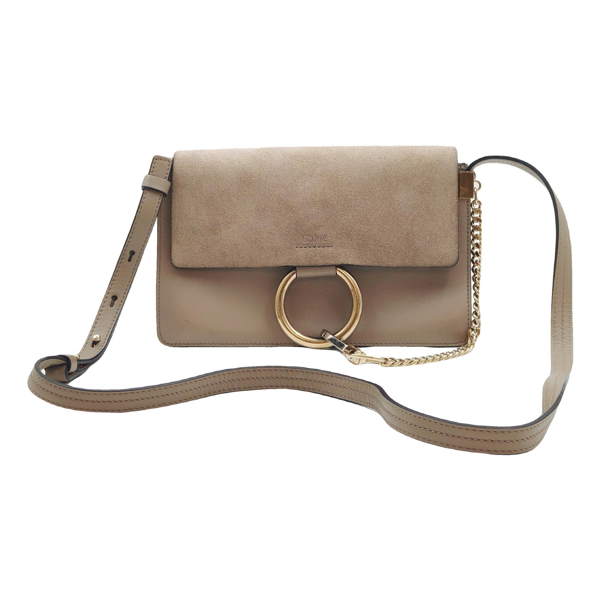 Faye leather handbag