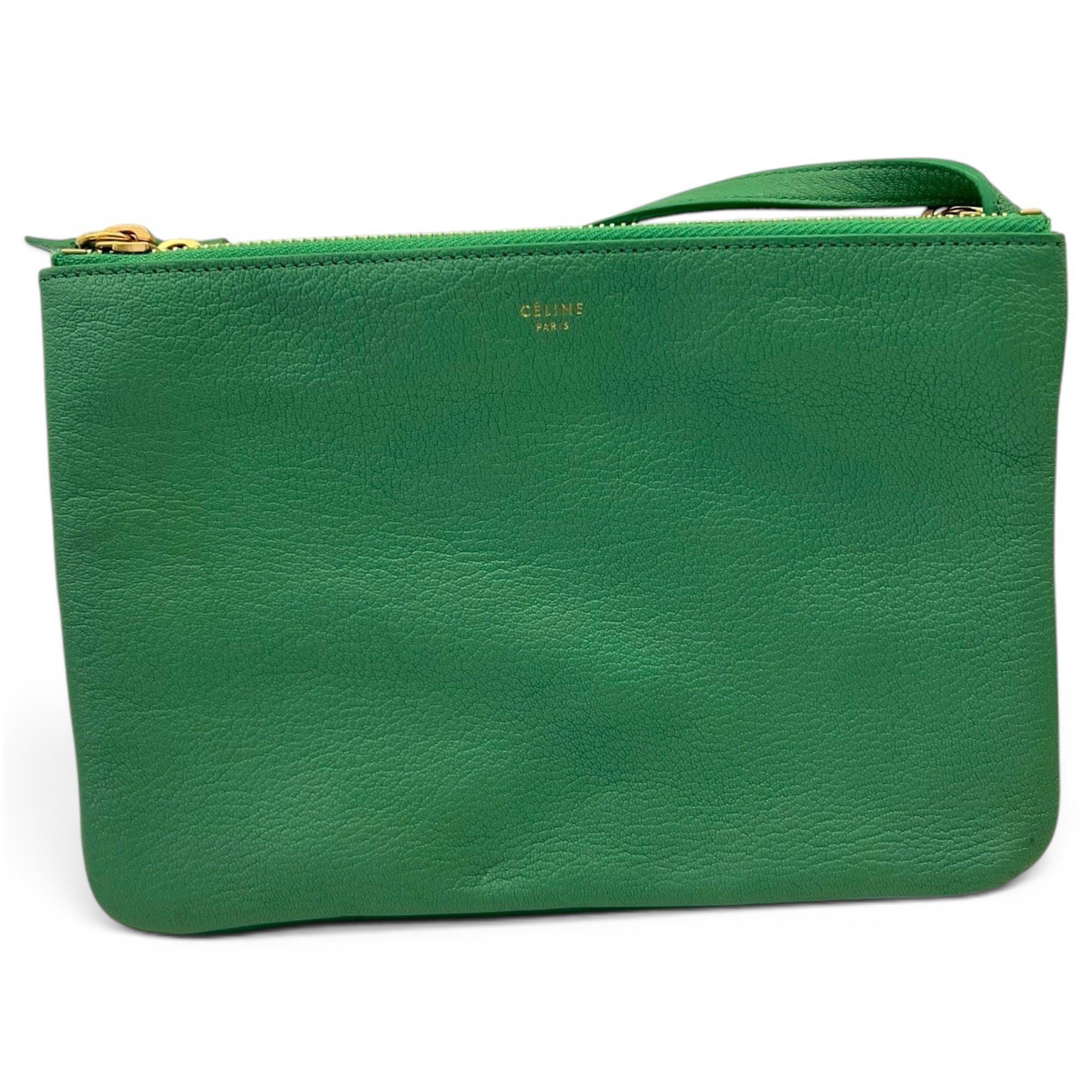 Trio leather crossbody bag