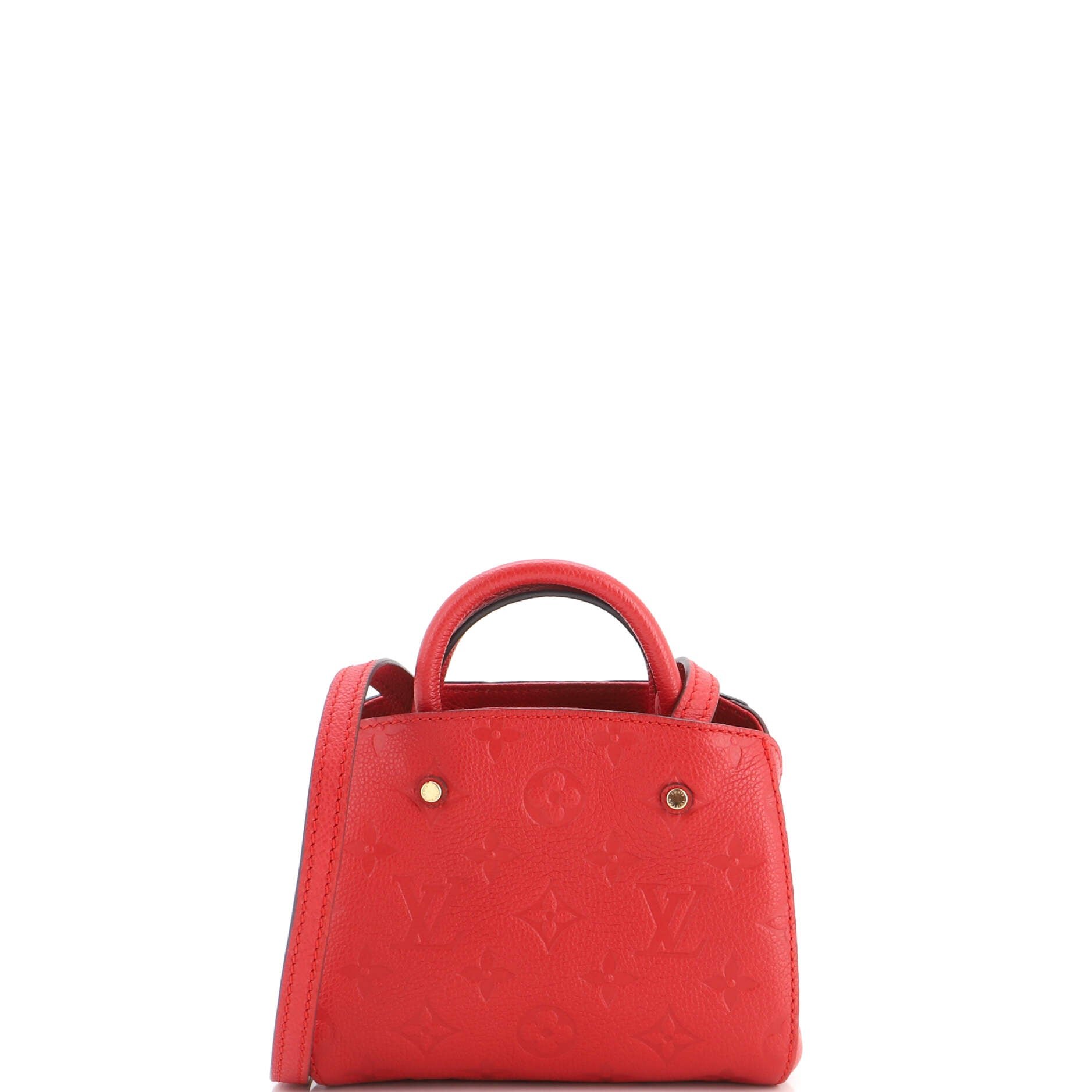 Montaigne Handbag Monogram Empreinte Leather Nano