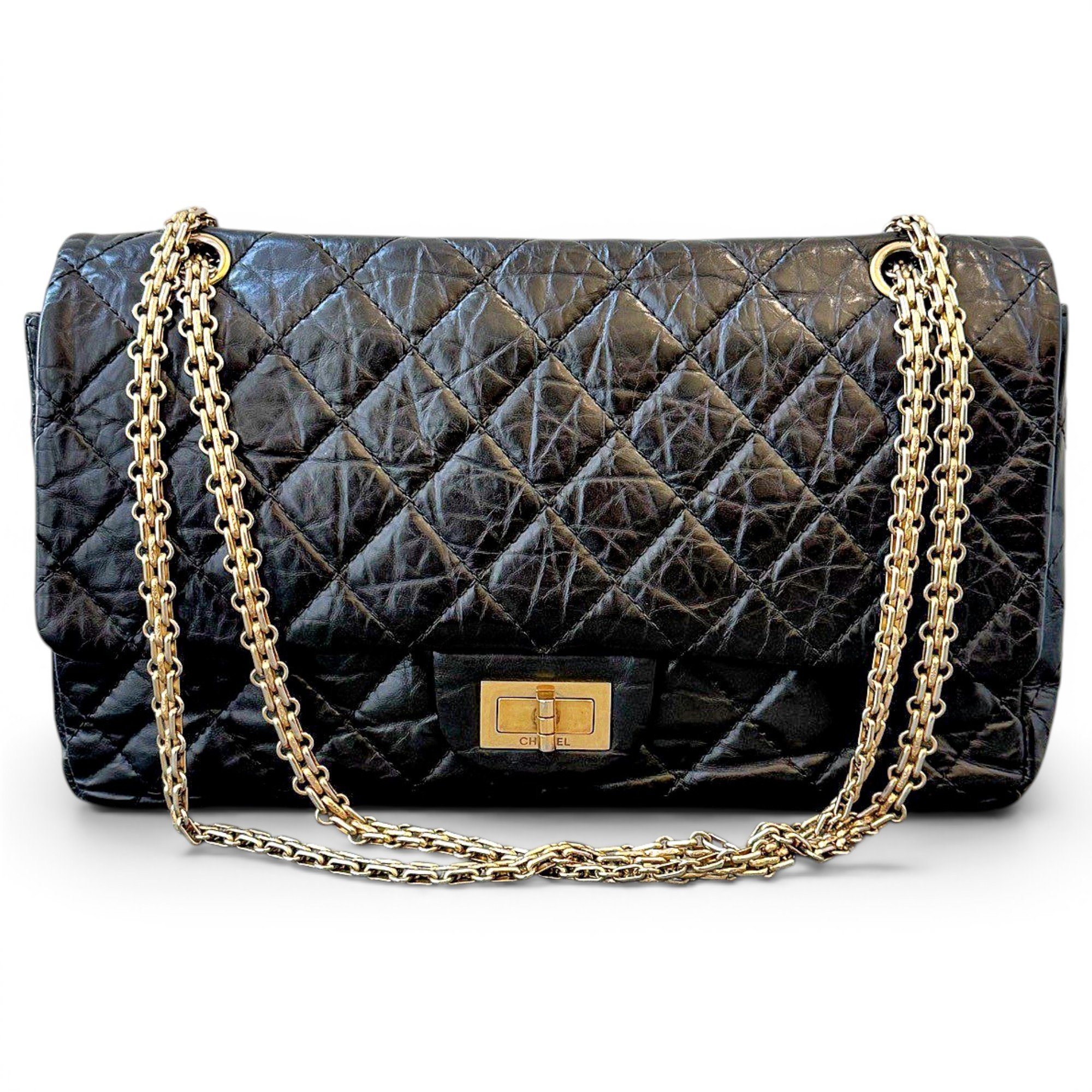 2.55 leather handbag
