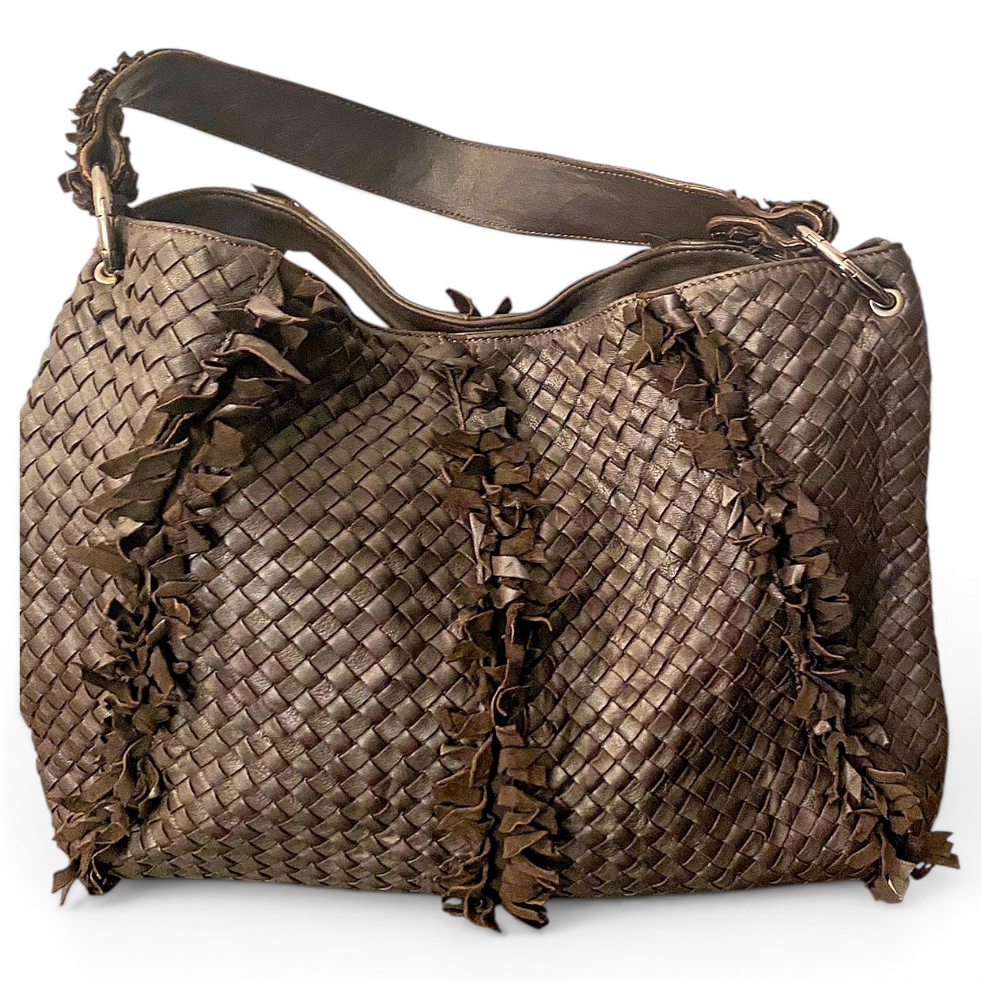 Leather handbag