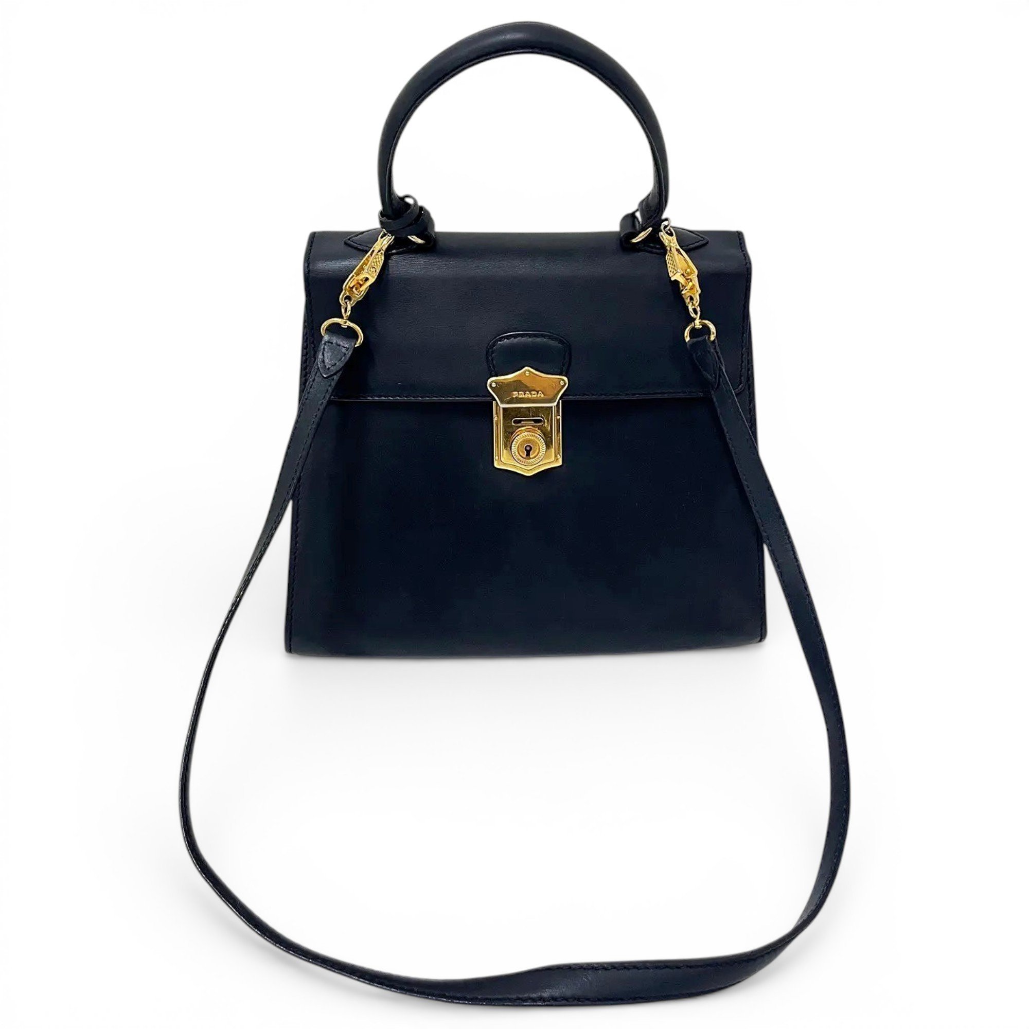 Leather handbag