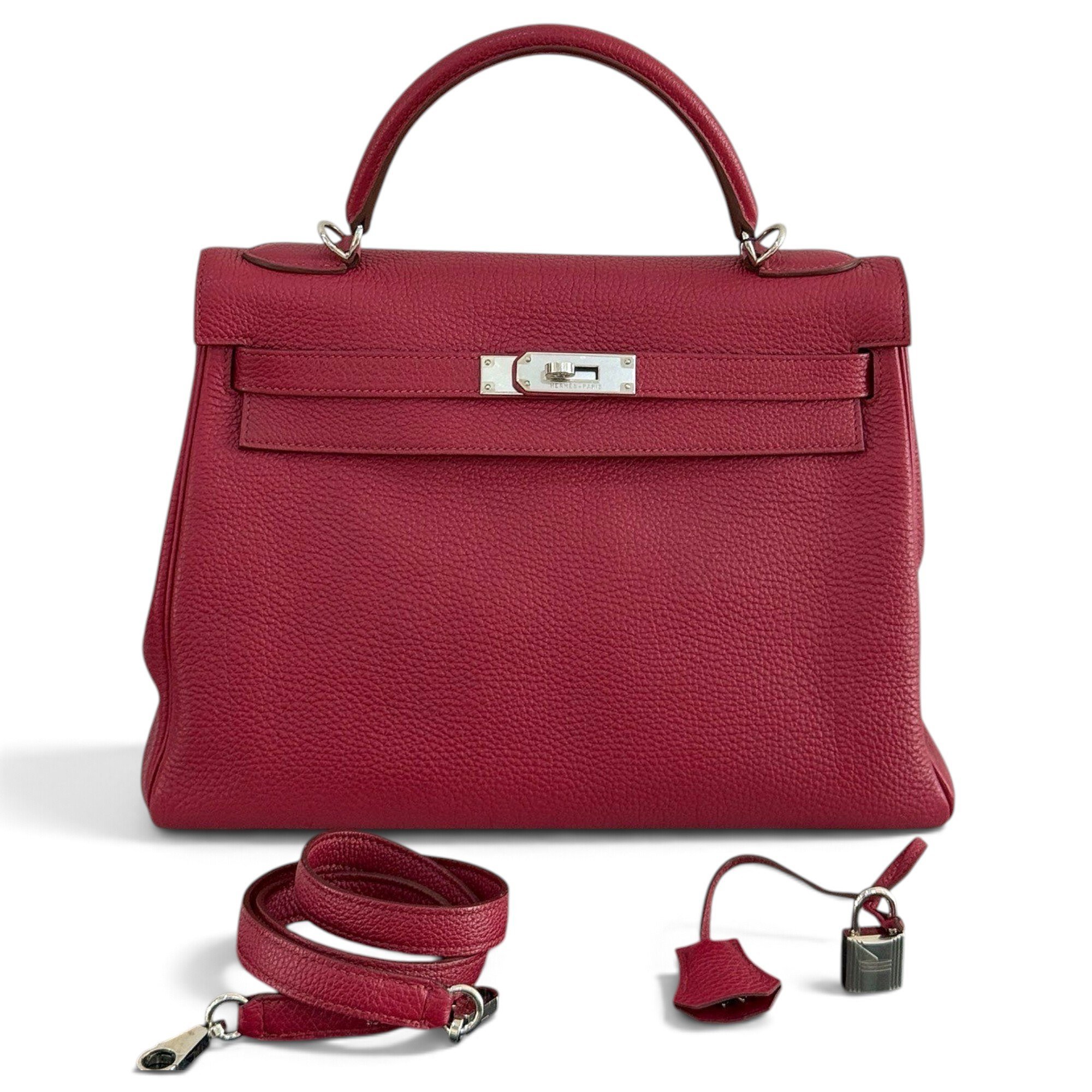 Kelly 32 leather handbag