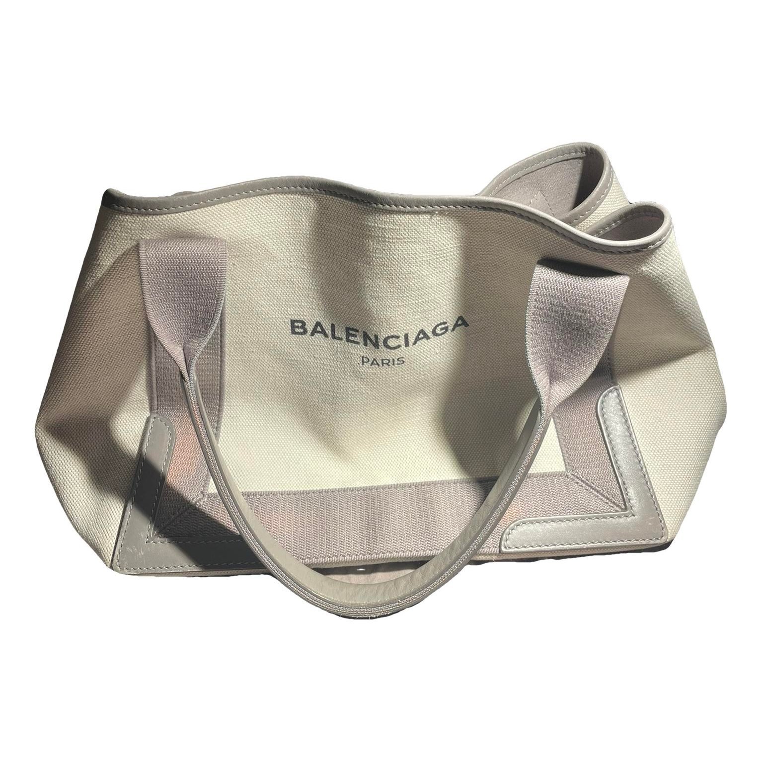Navy cabas tote