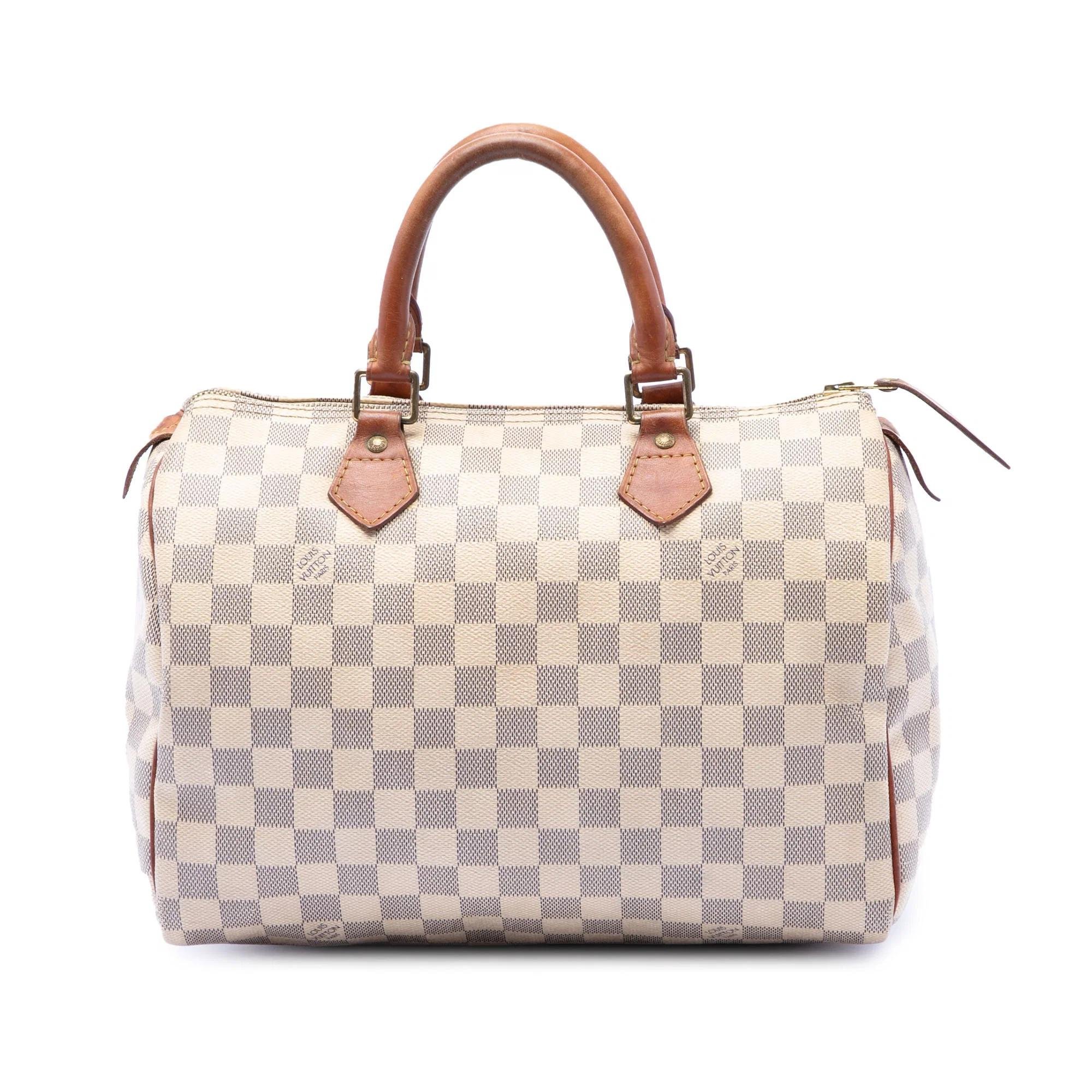 Speedy leather handbag