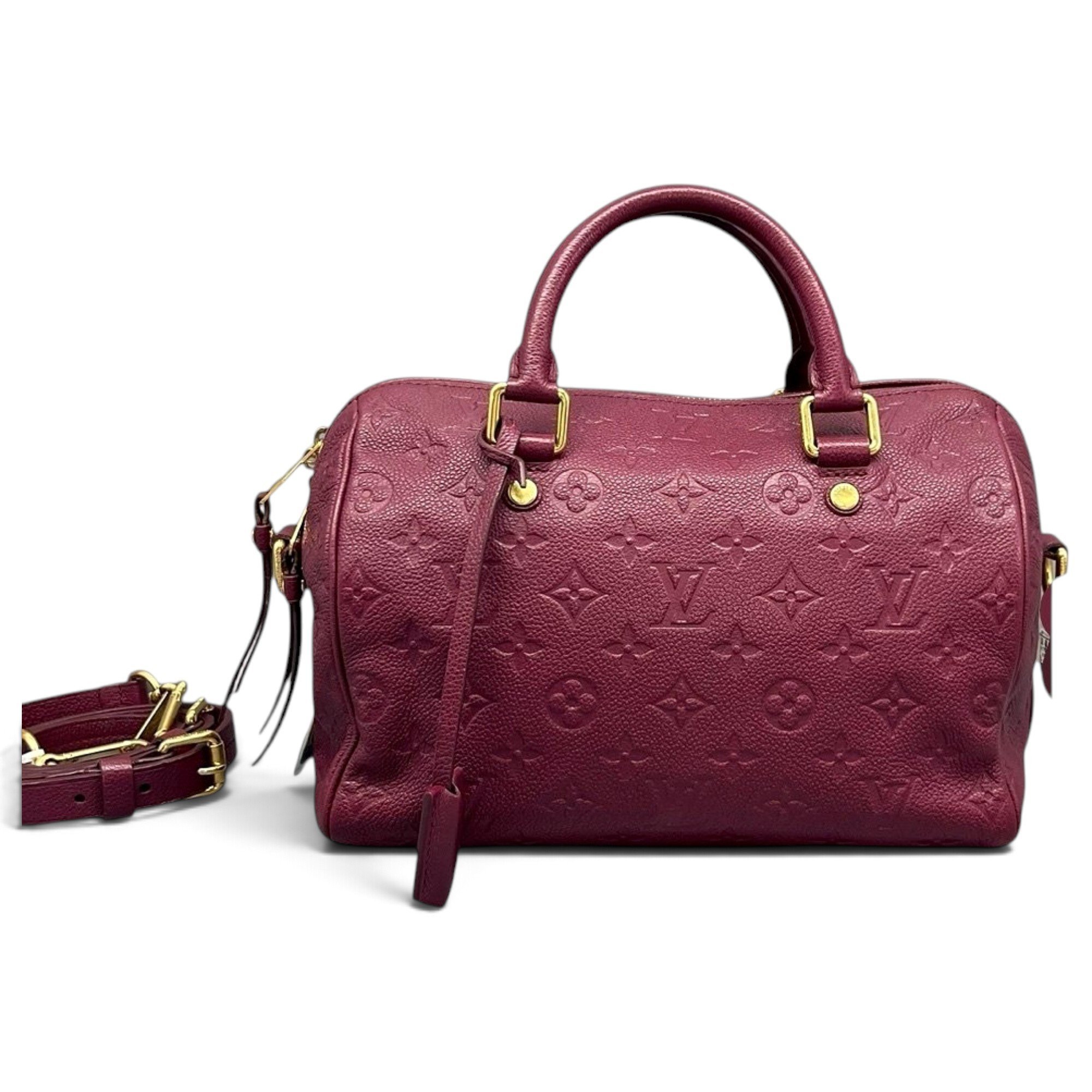 Speedy Bandoulière leather bowling bag