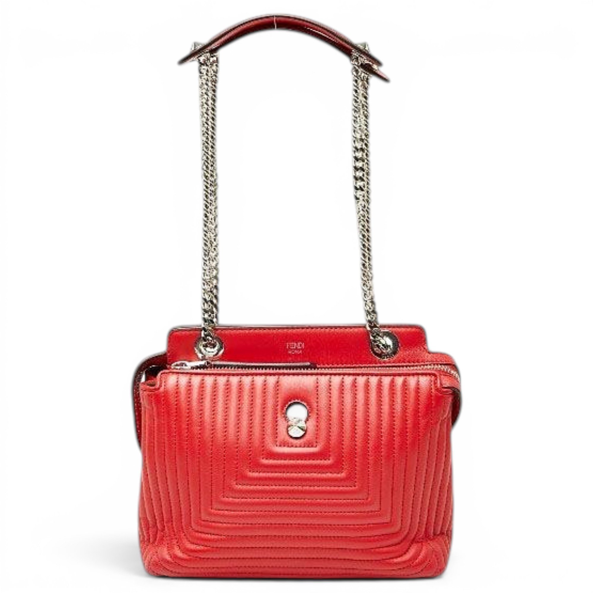 Dot Com leather handbag