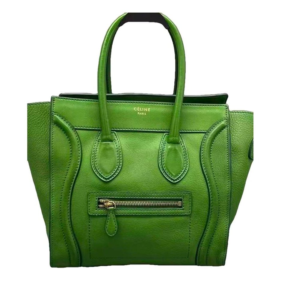 Luggage leather handbag