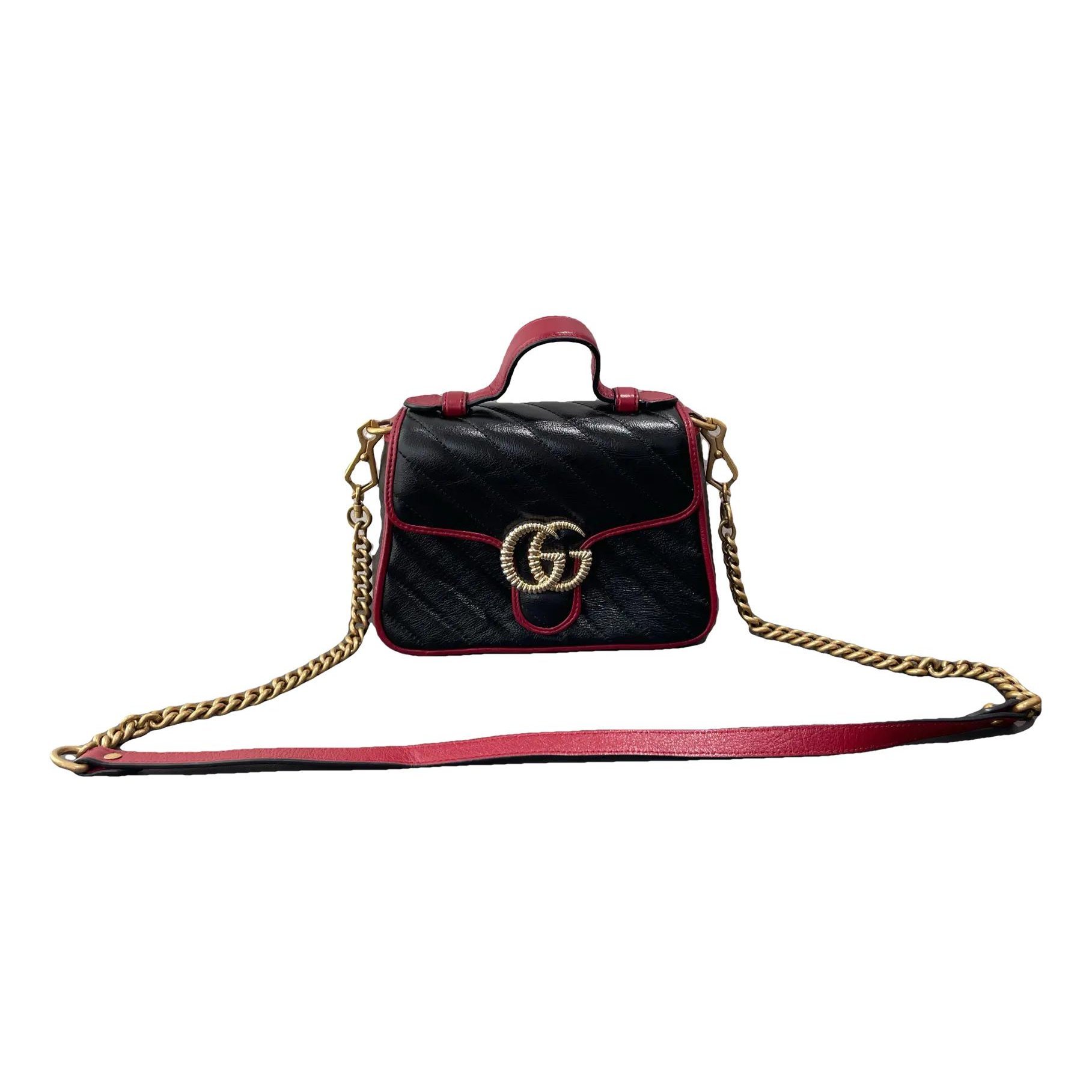 GG Marmont Flap leather crossbody bag