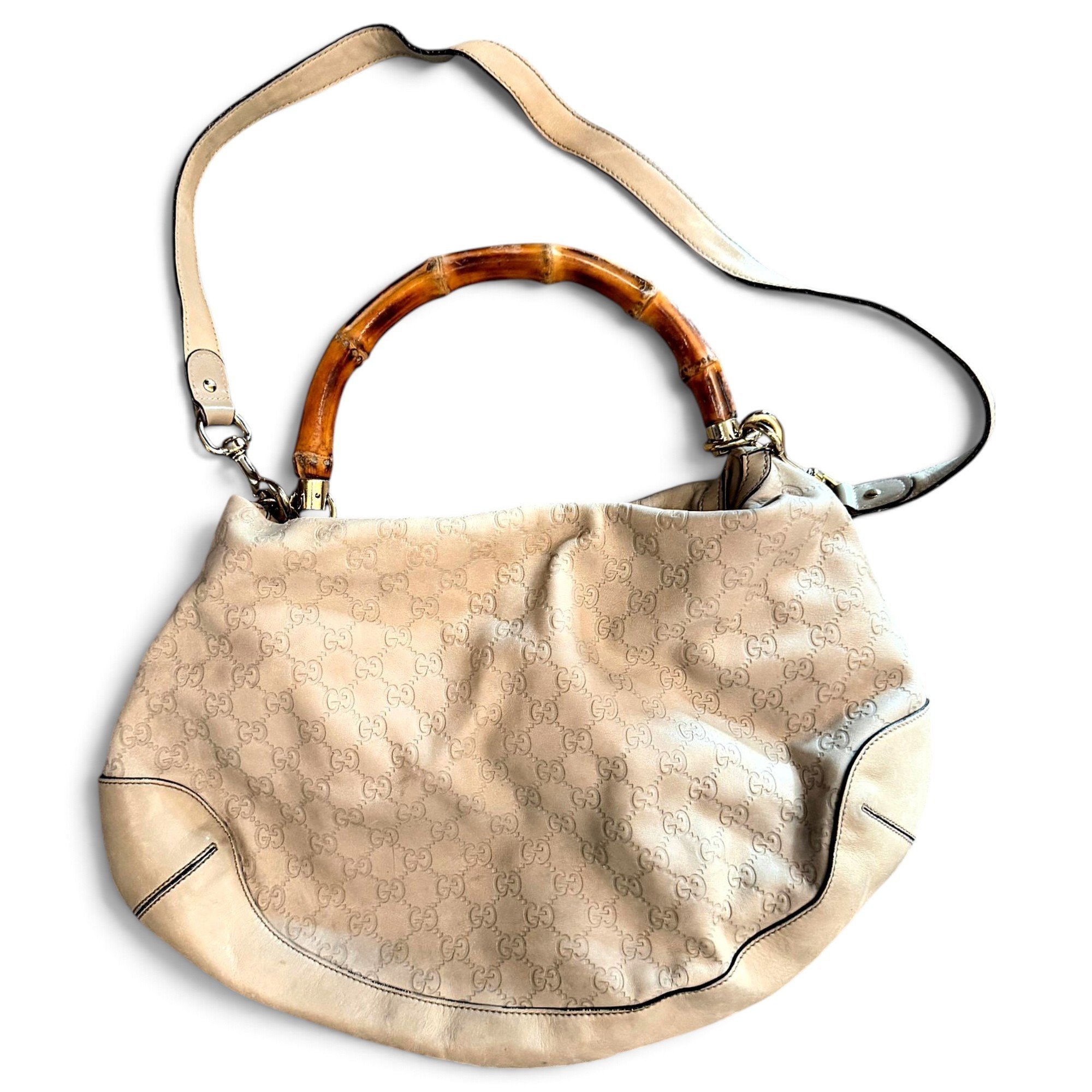 Bamboo Ring leather handbag
