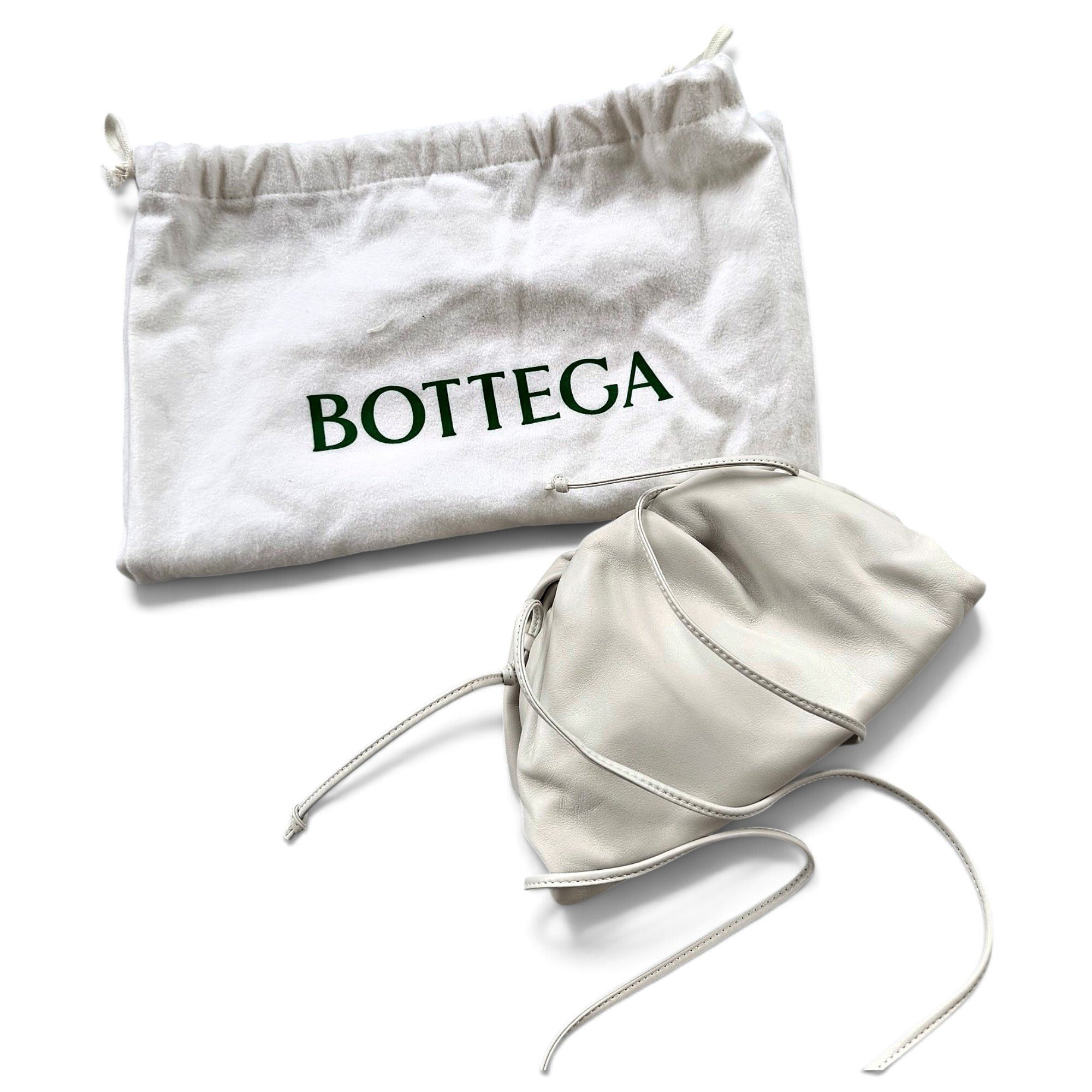 Pouch leather handbag