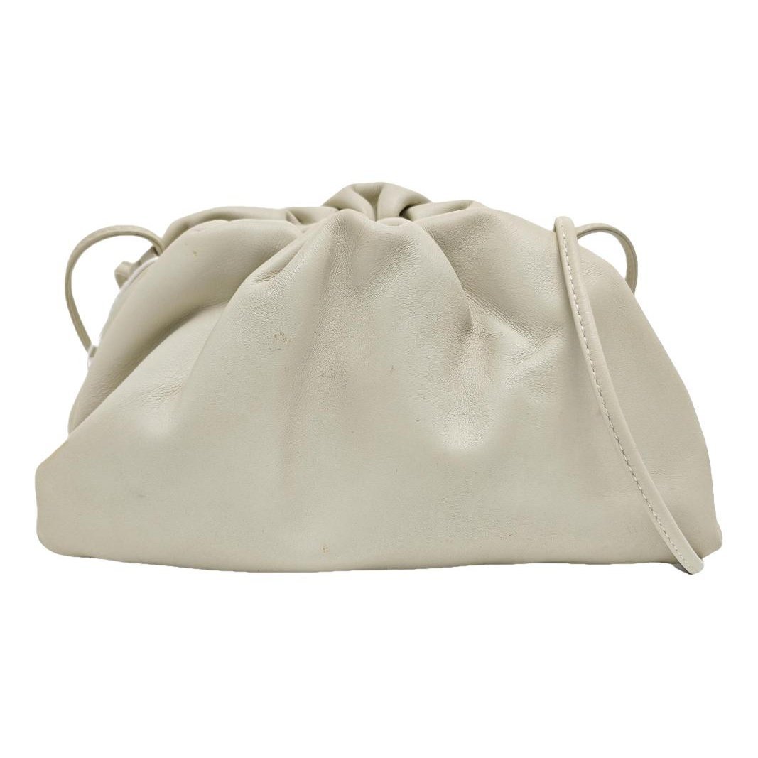 Pouch leather handbag