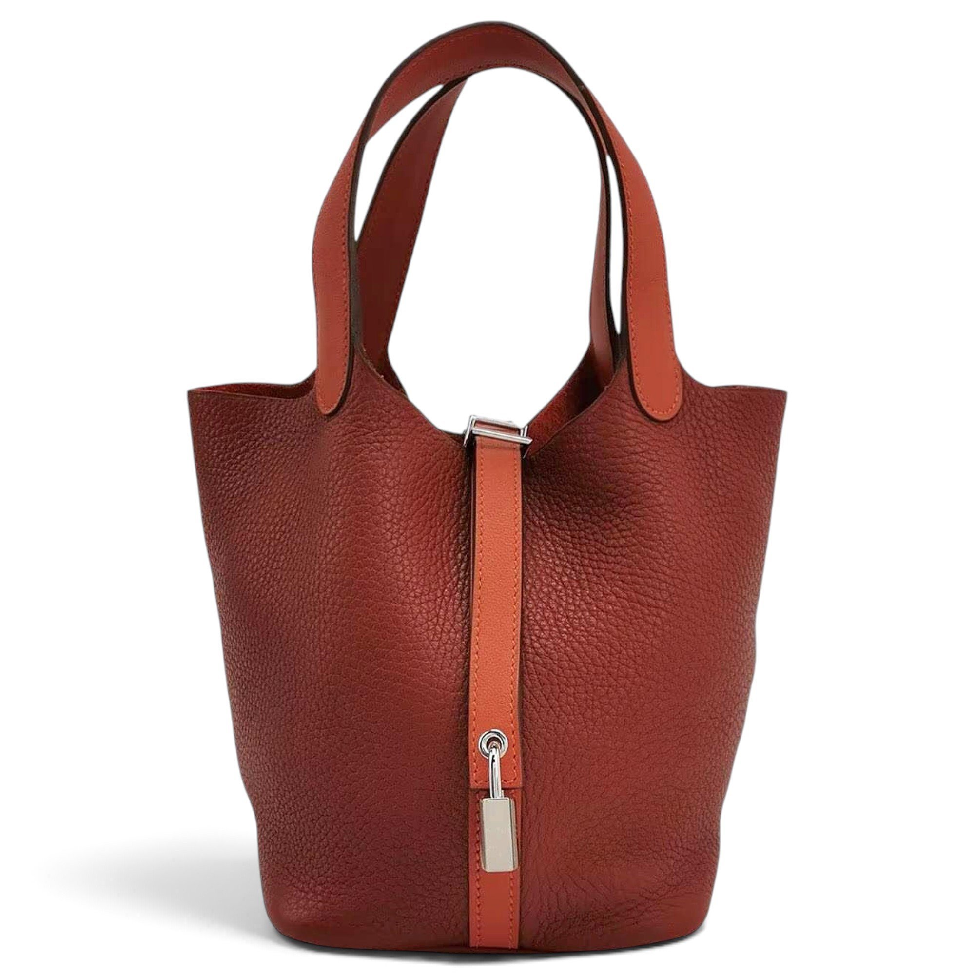Picotin leather handbag