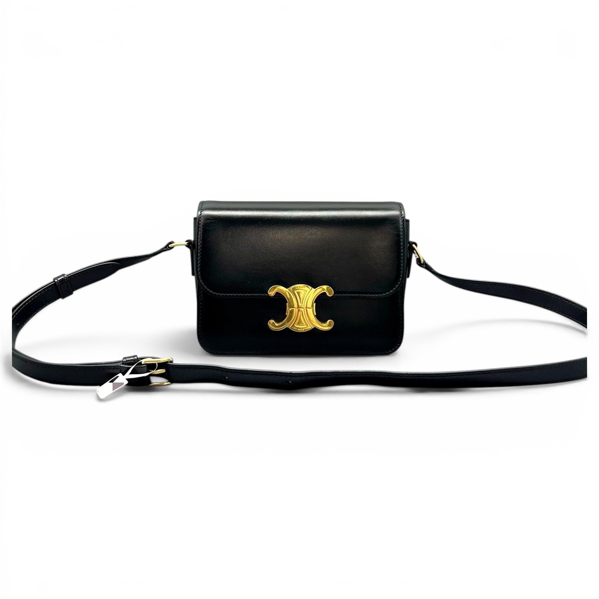 Triomphe leather handbag