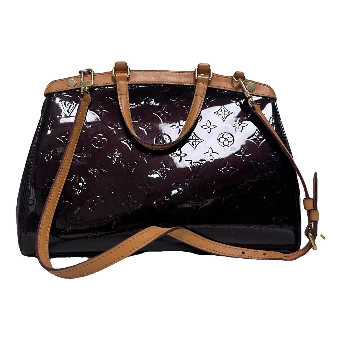 Bréa patent leather handbag
