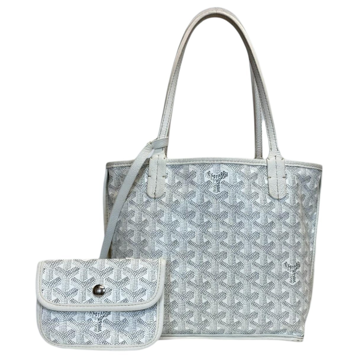 Goyard Anjou leather handbag