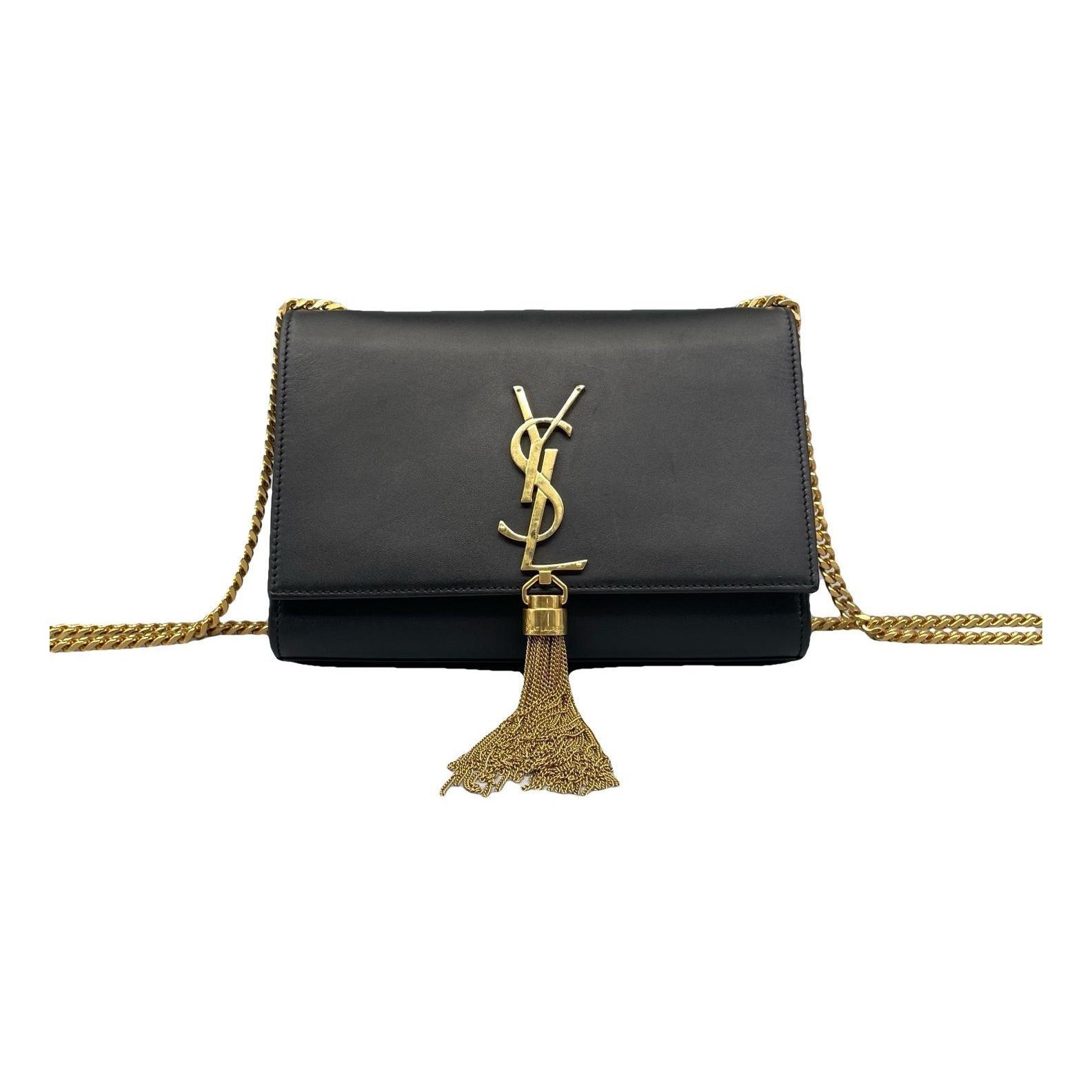 Pompom Kate leather handbag