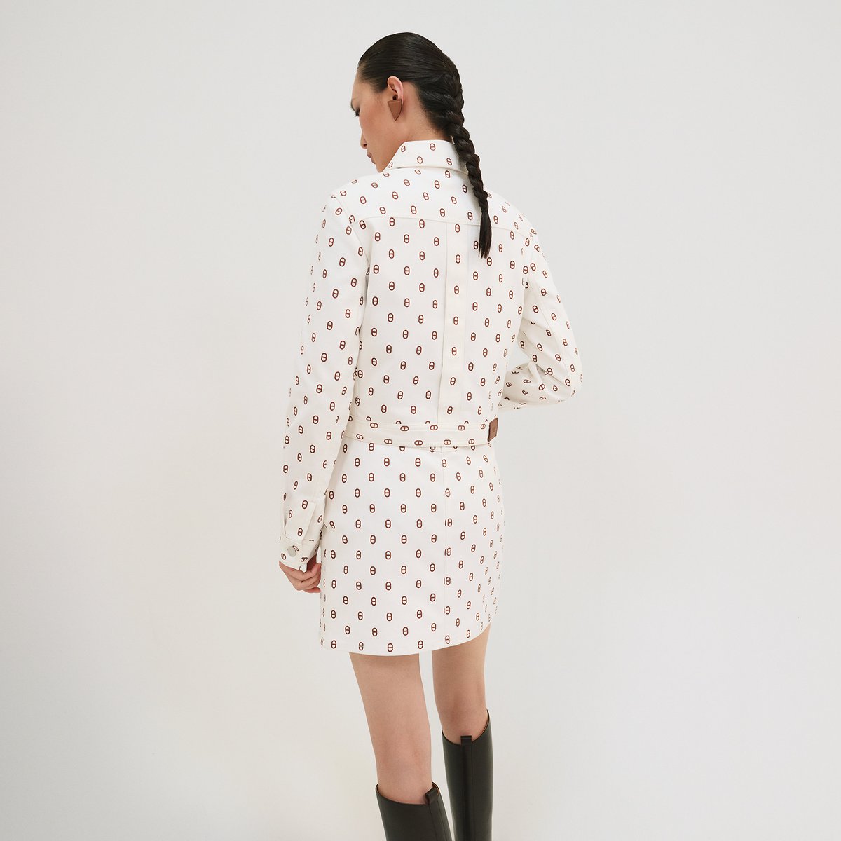 Marron Fauve "Chaine D'Ancre" Denim Jacket