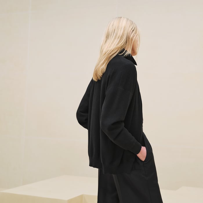 Noir Long-sleeve Cardigan