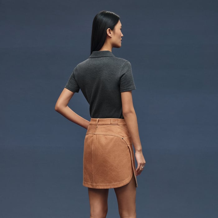 Marron Alezan Equestrian Miniskirt