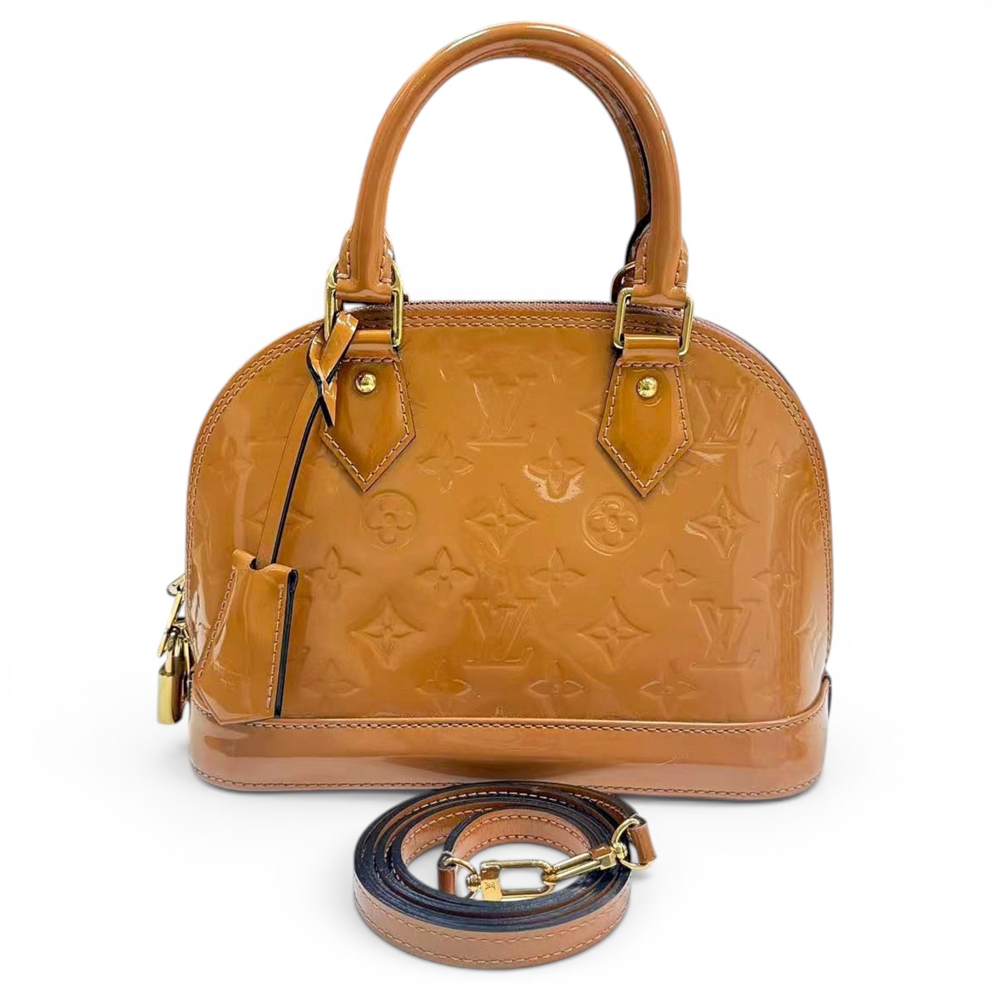 Alma BB patent leather handbag