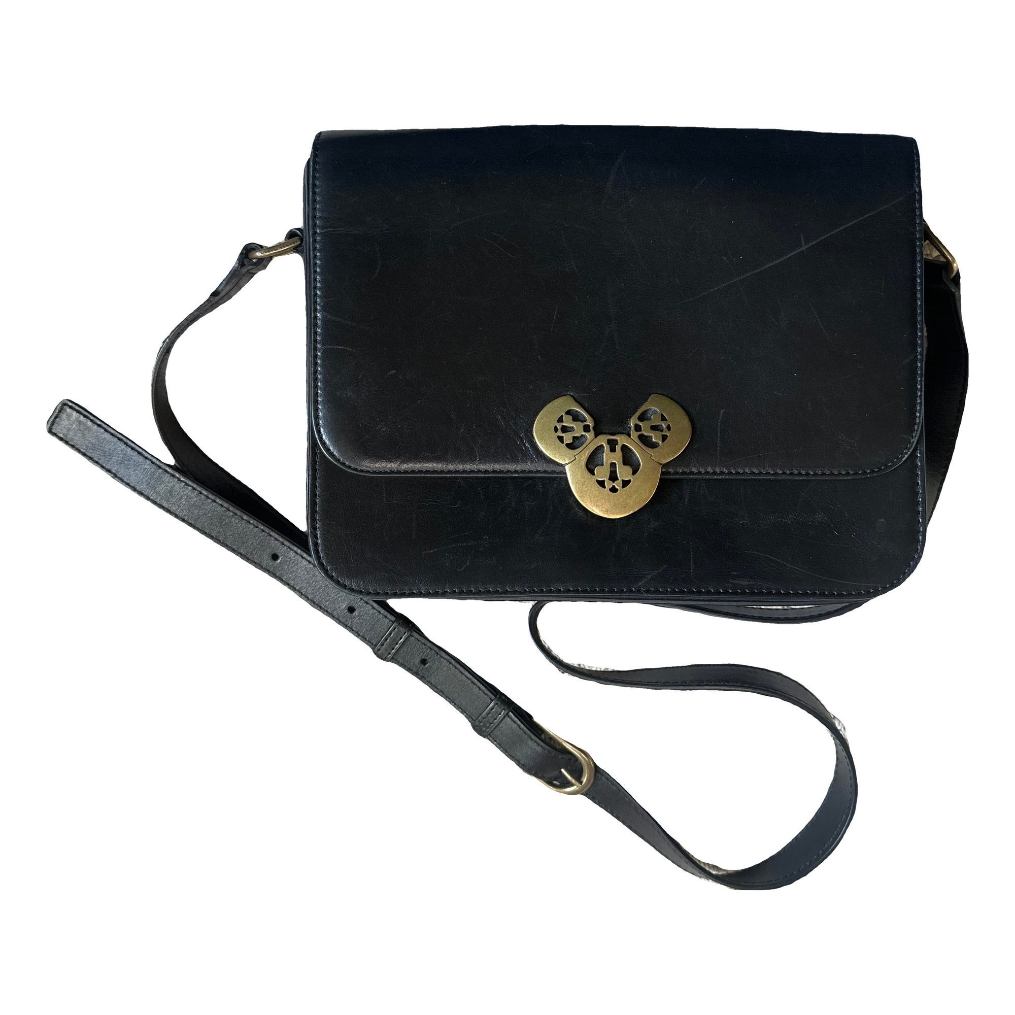 Leather crossbody bag
