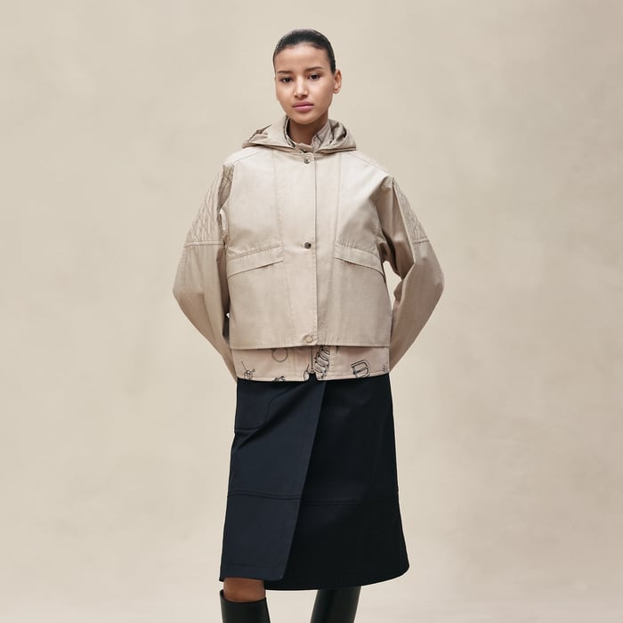 Beige Pierre d'Istrie "Cahier Du Colporteur" Modular Jacket