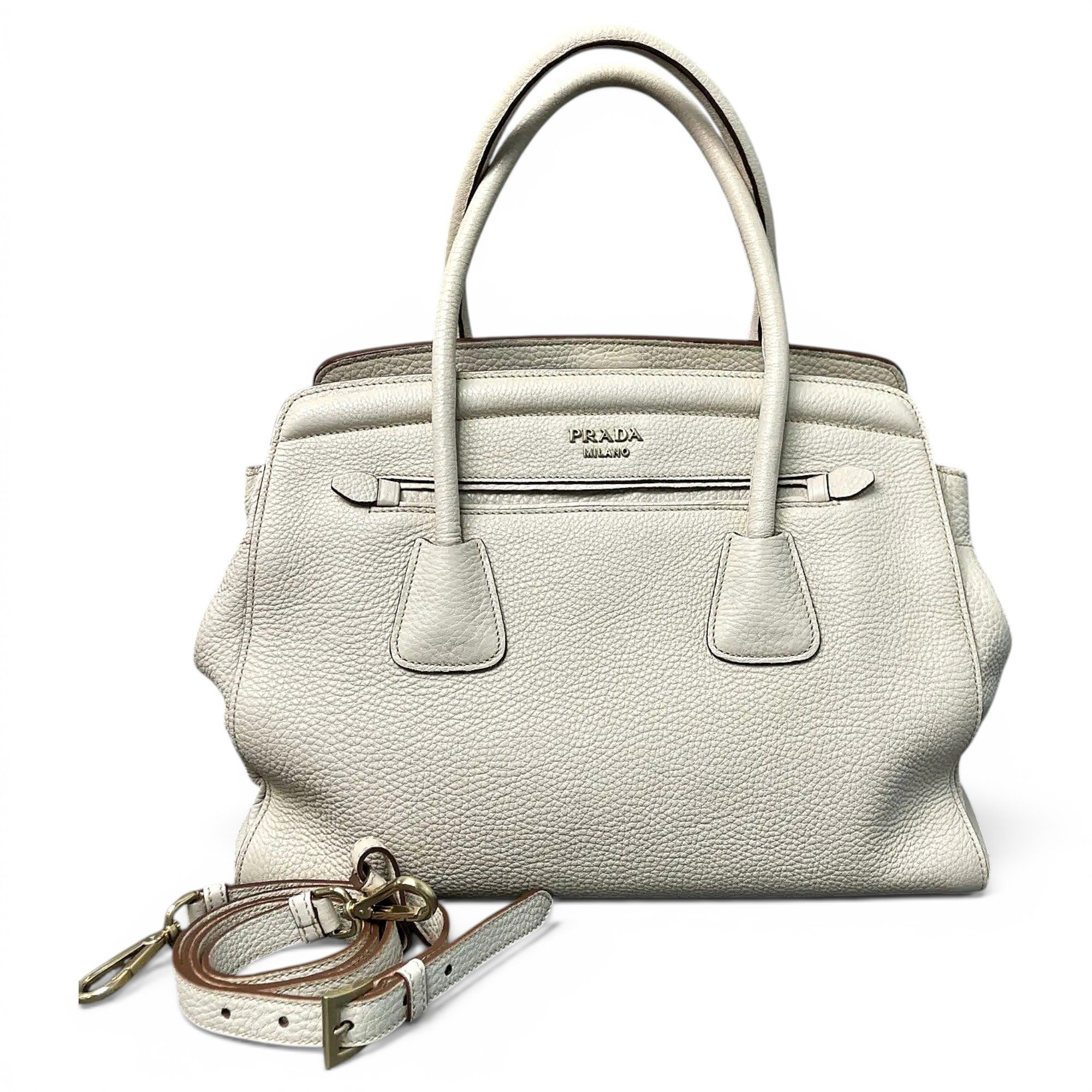 Leather handbag