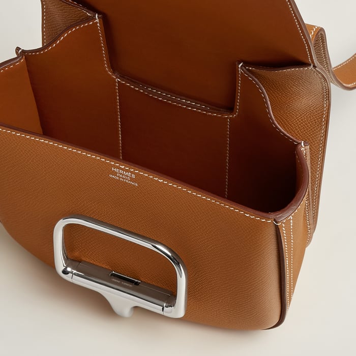 Gold Hermès Della Cavalleria Mini Bag