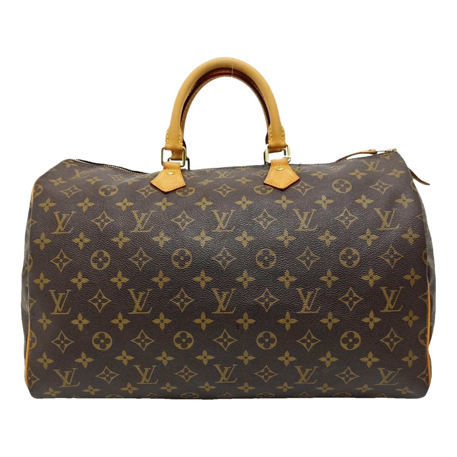 Nano Speedy / Mini HL leather handbag