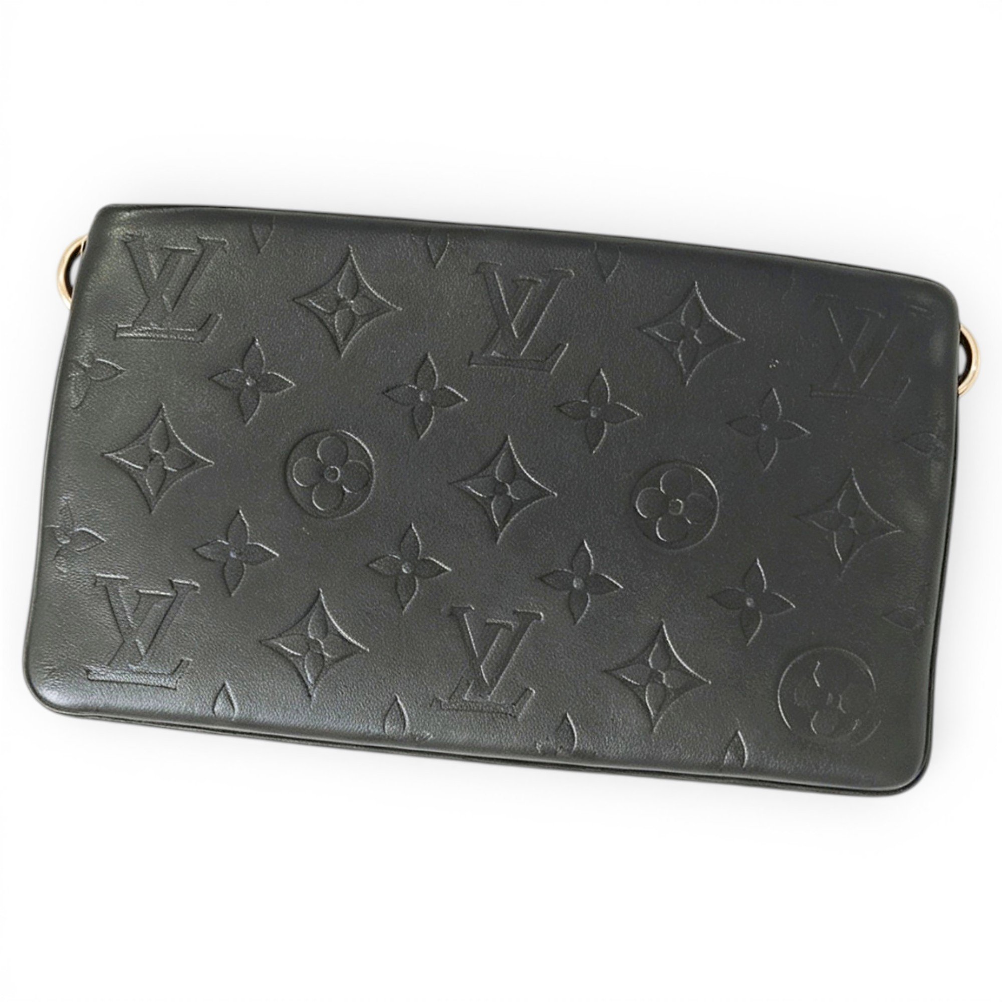 Trio pouch leather clutch bag