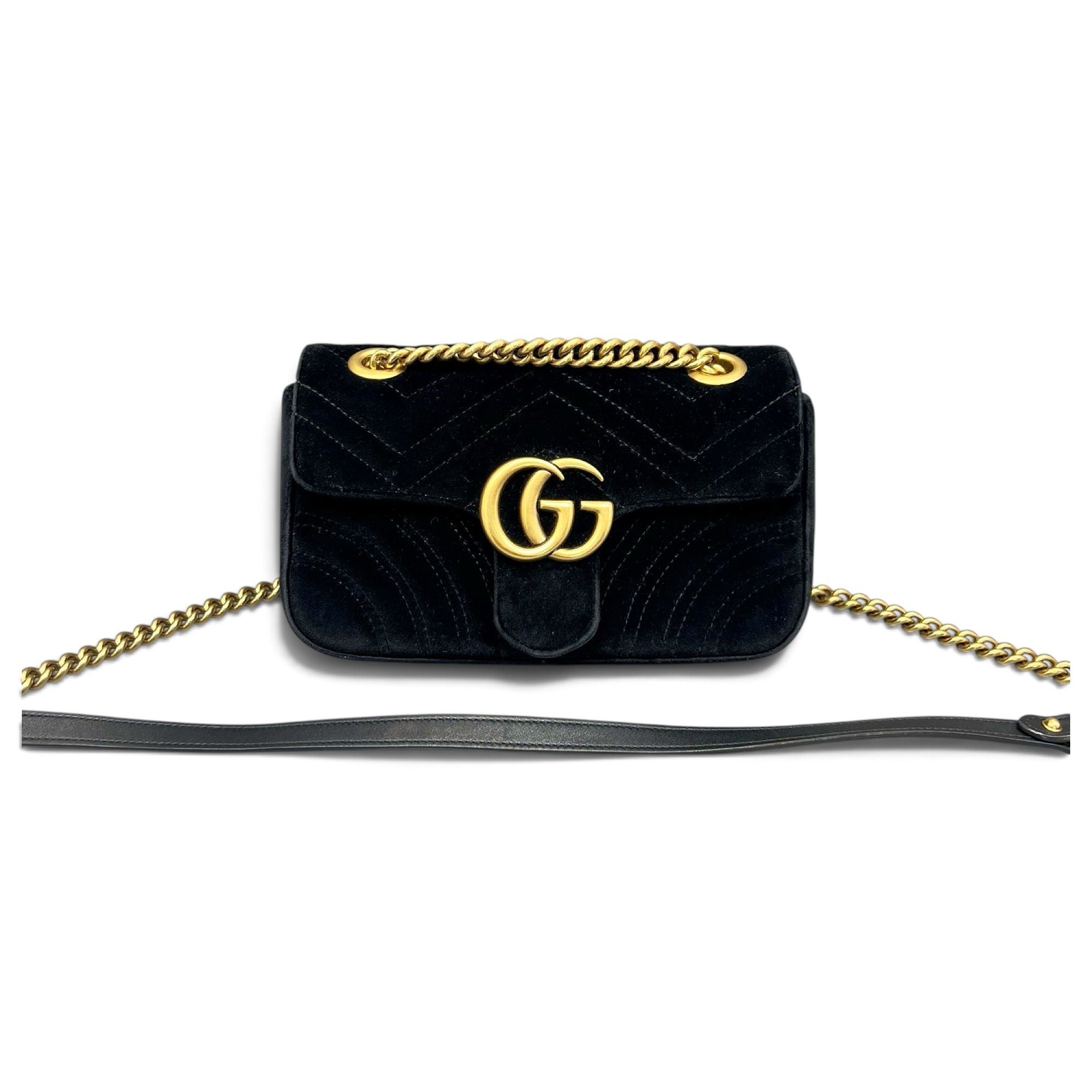GG Marmont velvet handbag