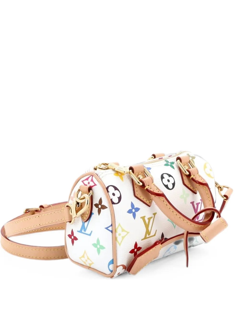 Louis Vuitton x Takashi Murakami Speedy Bandouliere NM Bag Monogram Multicolor Nano satchel