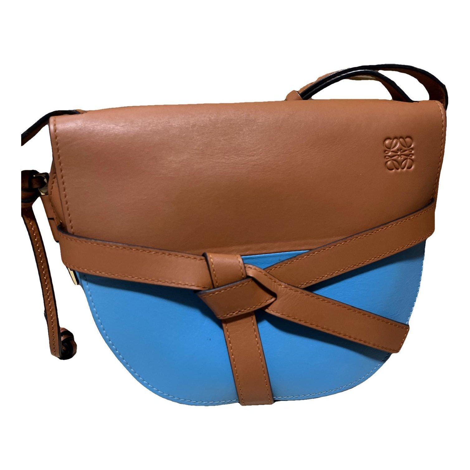 Gate leather crossbody bag